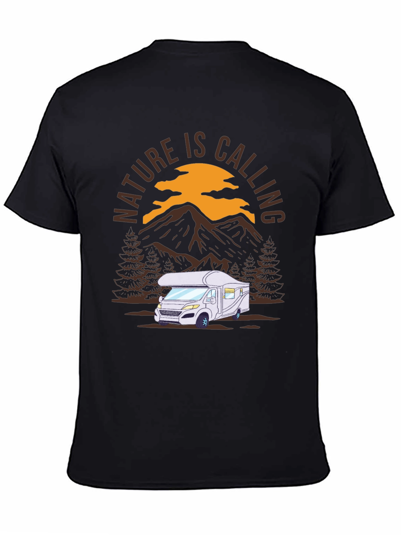 Nature is Calling T-Shirt - RV Camper Adventure Tee