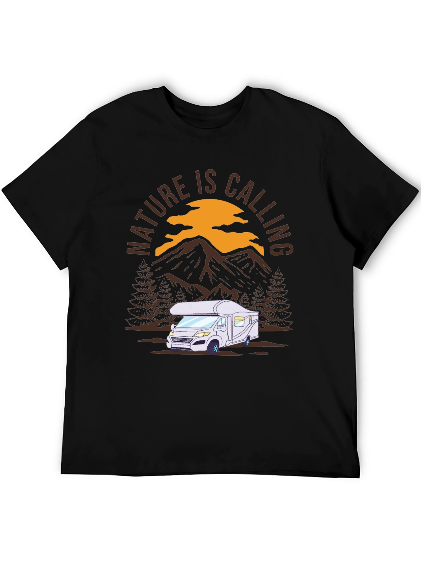 Nature is Calling T-Shirt - RV Camper Adventure Tee