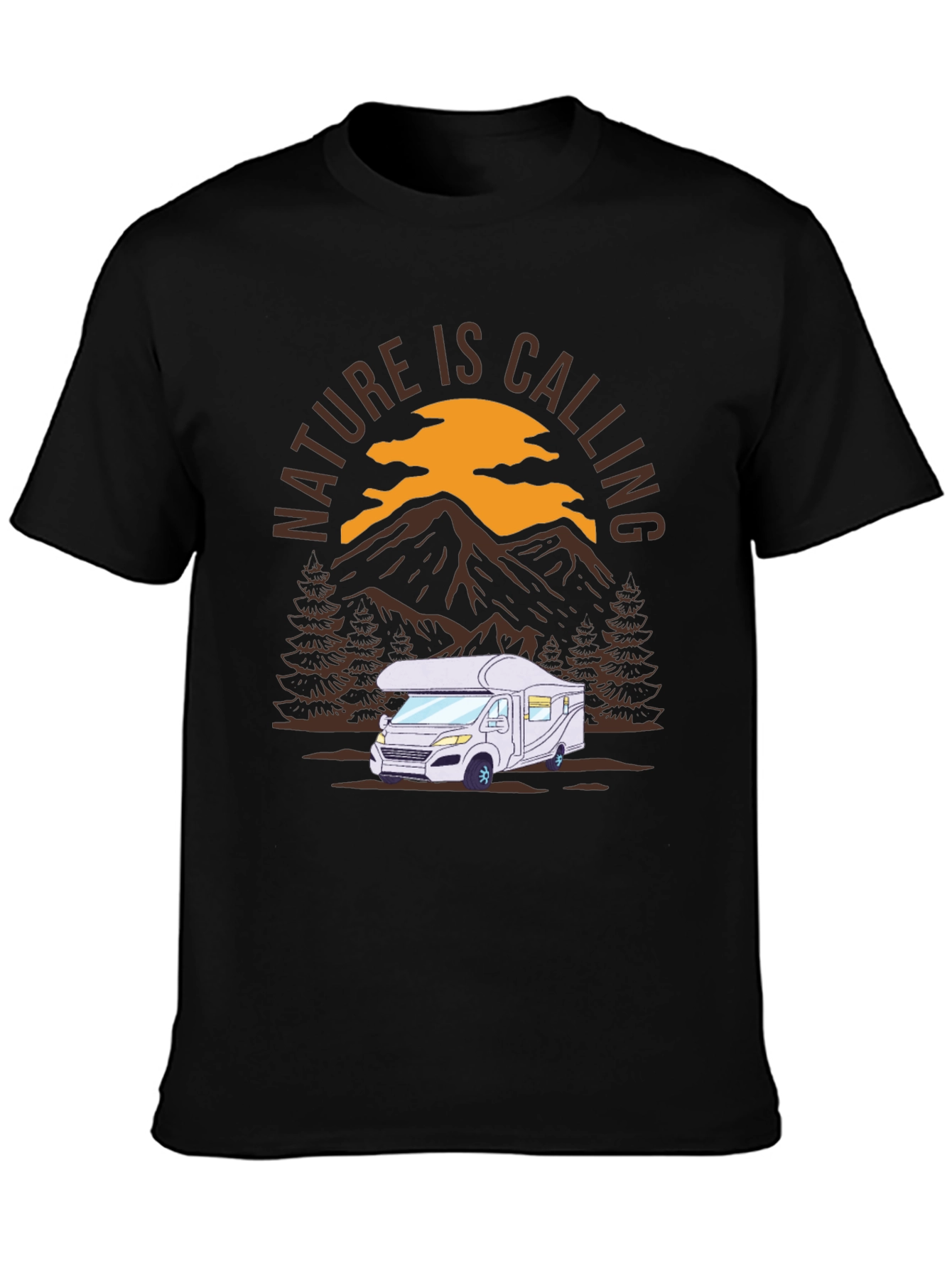 Nature is Calling T-Shirt - RV Camper Adventure Tee