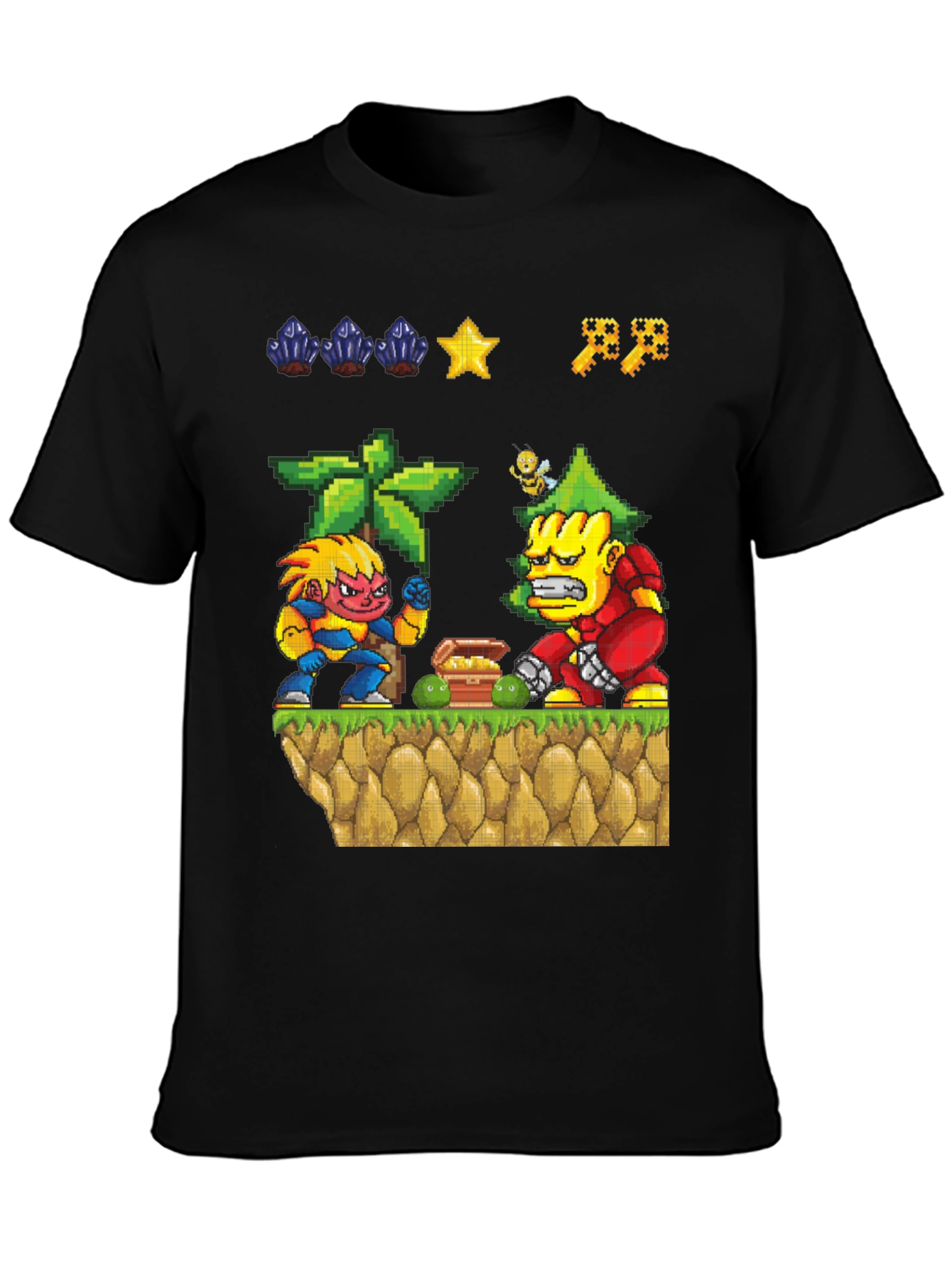 Pixel Art Video Game T-Shirt
