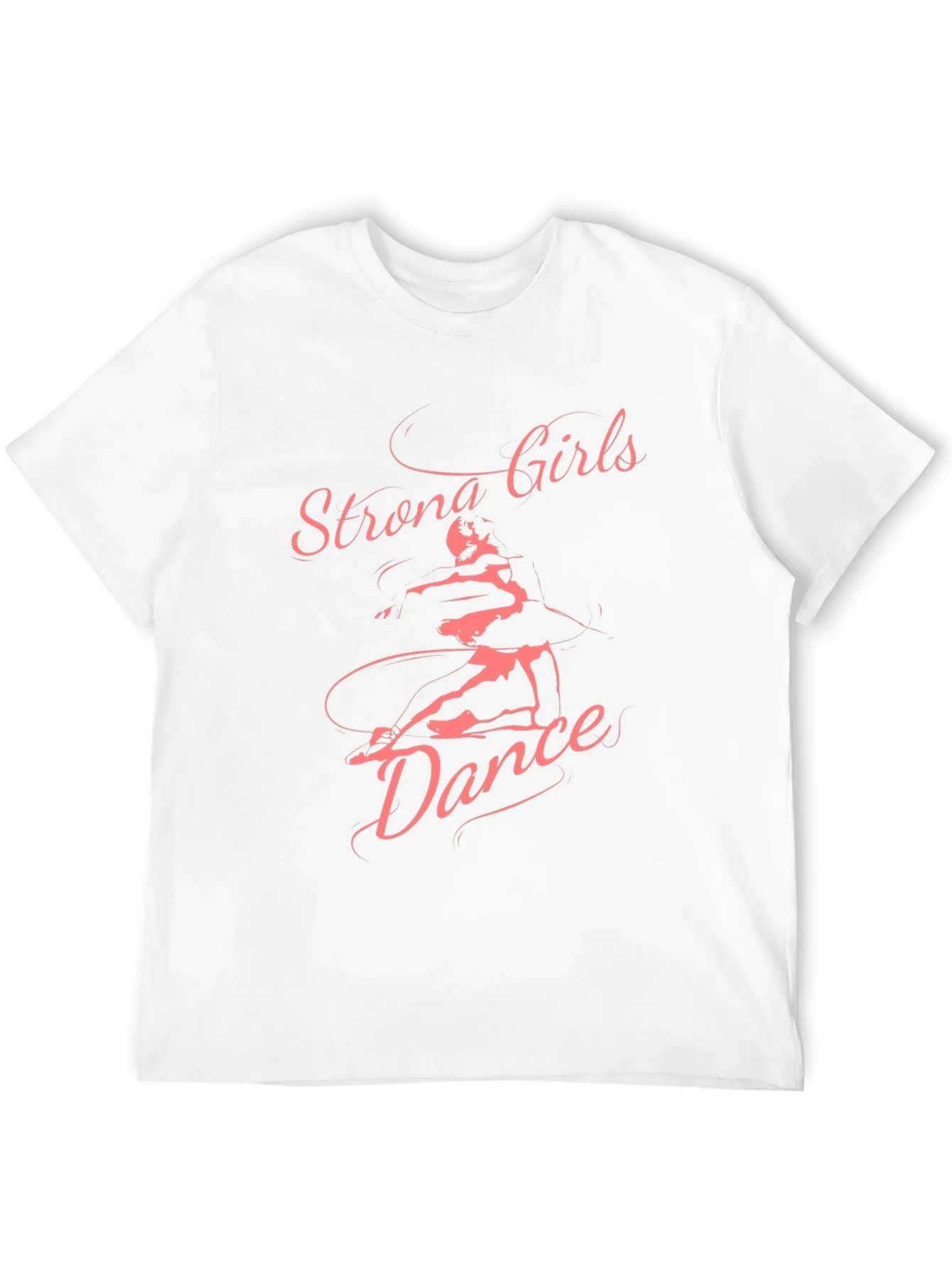 Strong Girls Dance Graphic Tee - Black Cotton T-Shirt