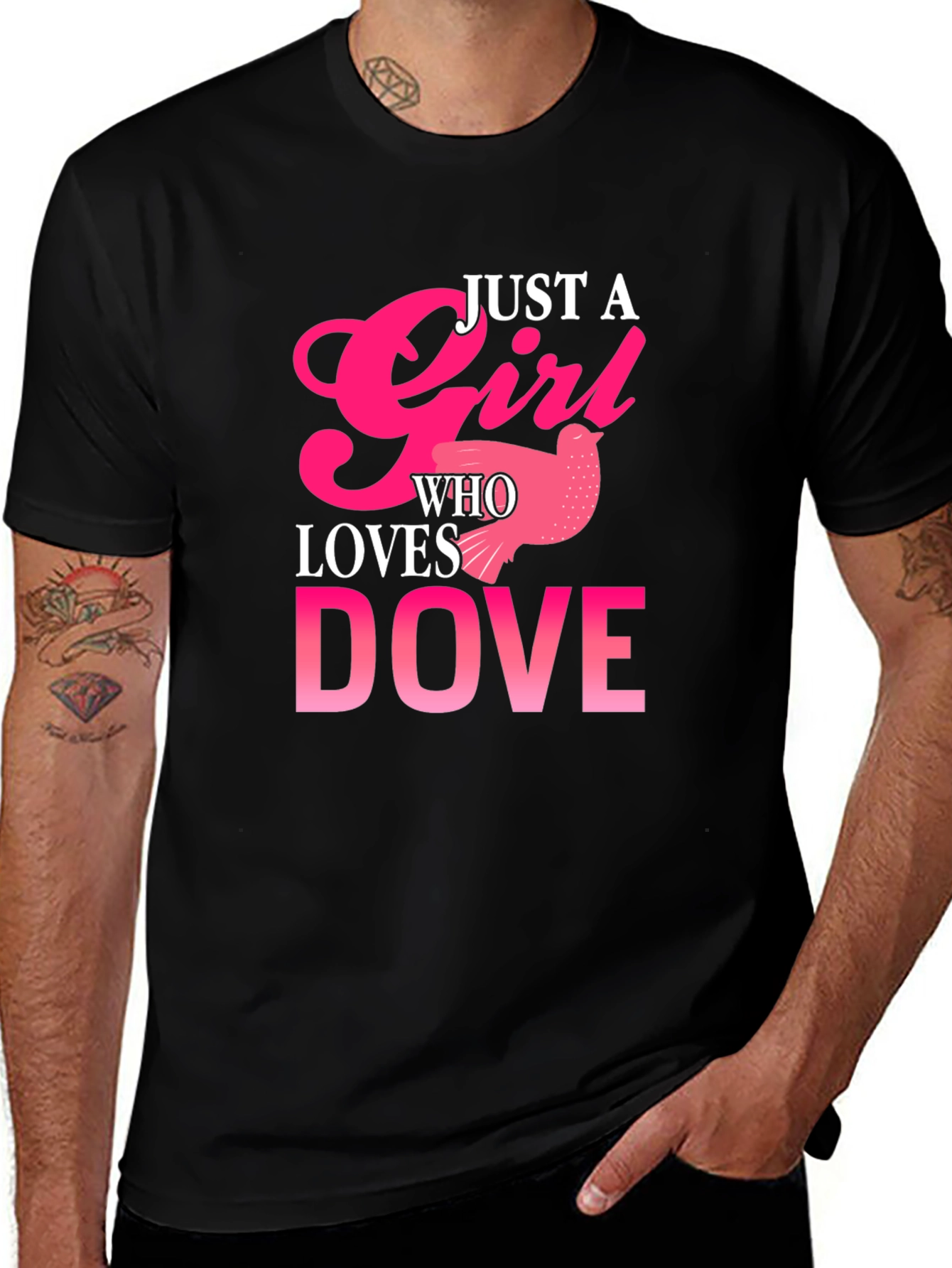 Just a Girl Who Loves Dove T-Shirt