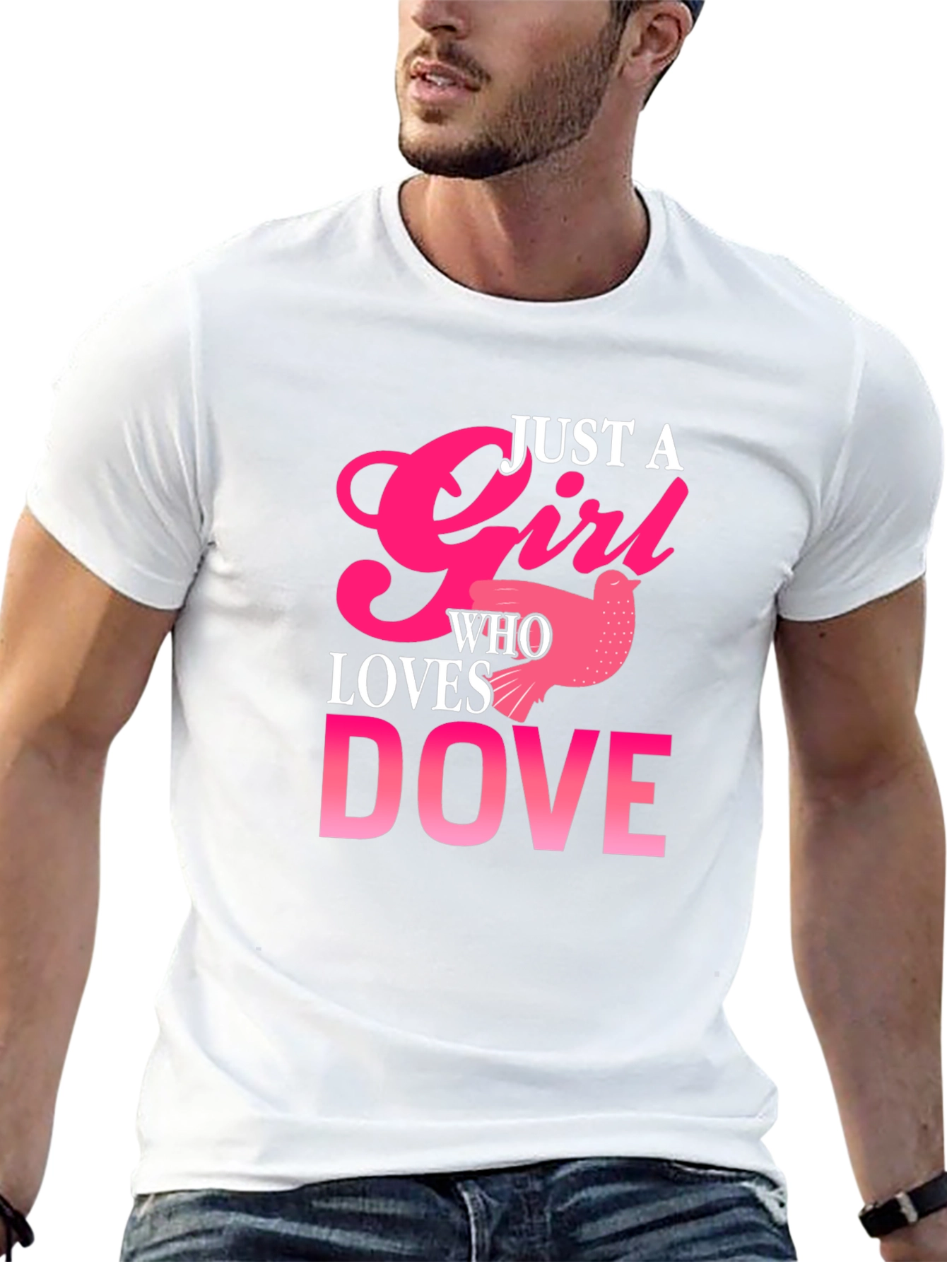 Just a Girl Who Loves Dove T-Shirt