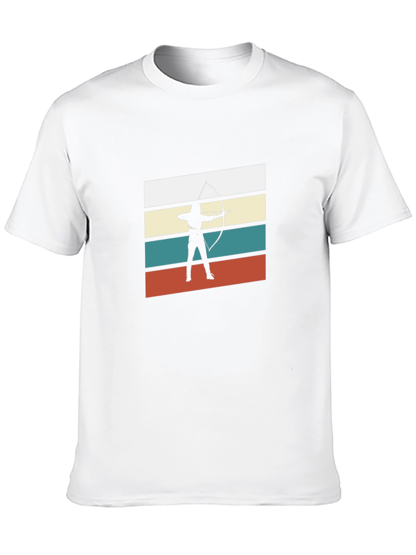 Archery Retro T-Shirt - Black Cotton Tee