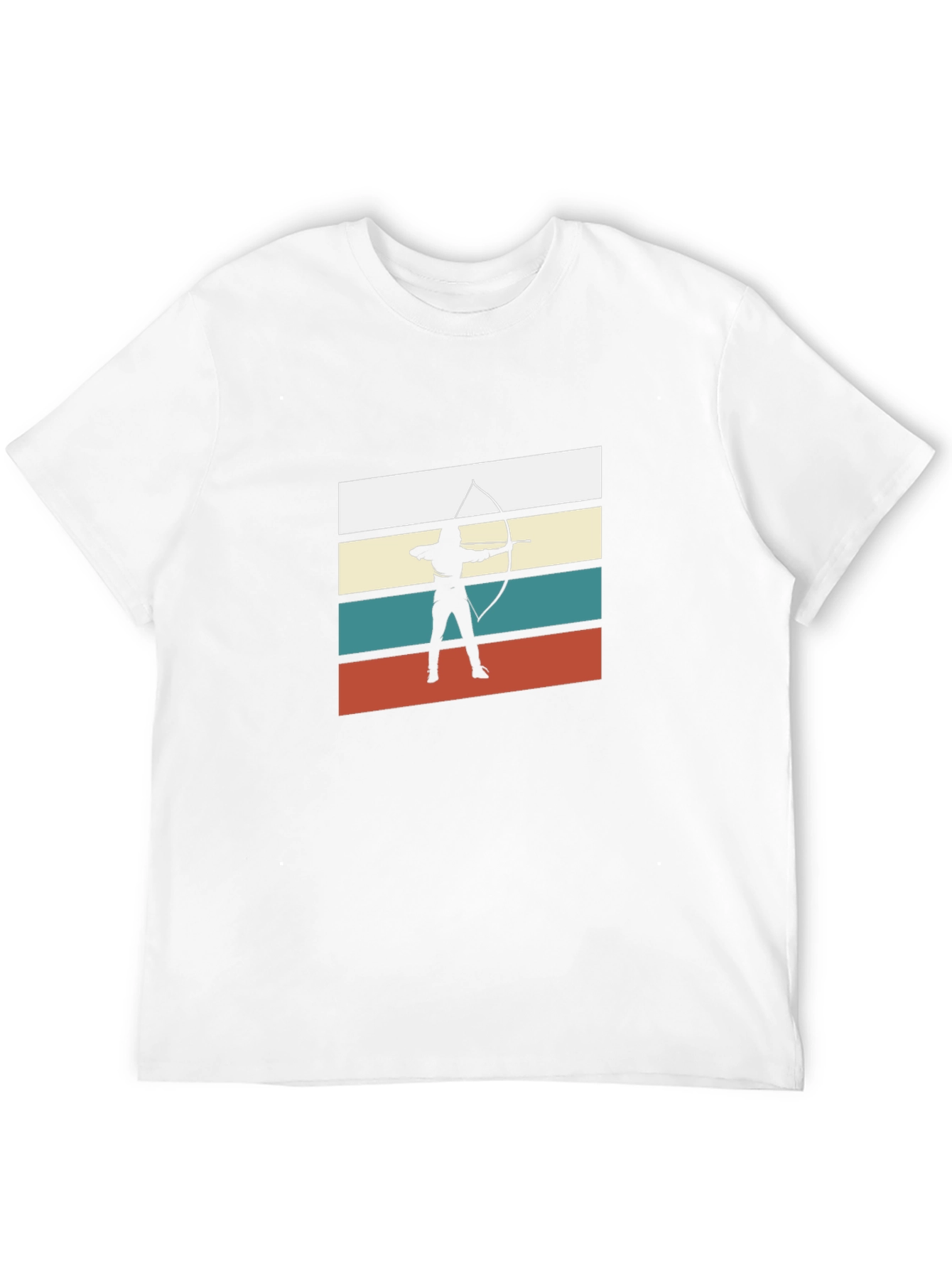 Archery Retro T-Shirt - Black Cotton Tee