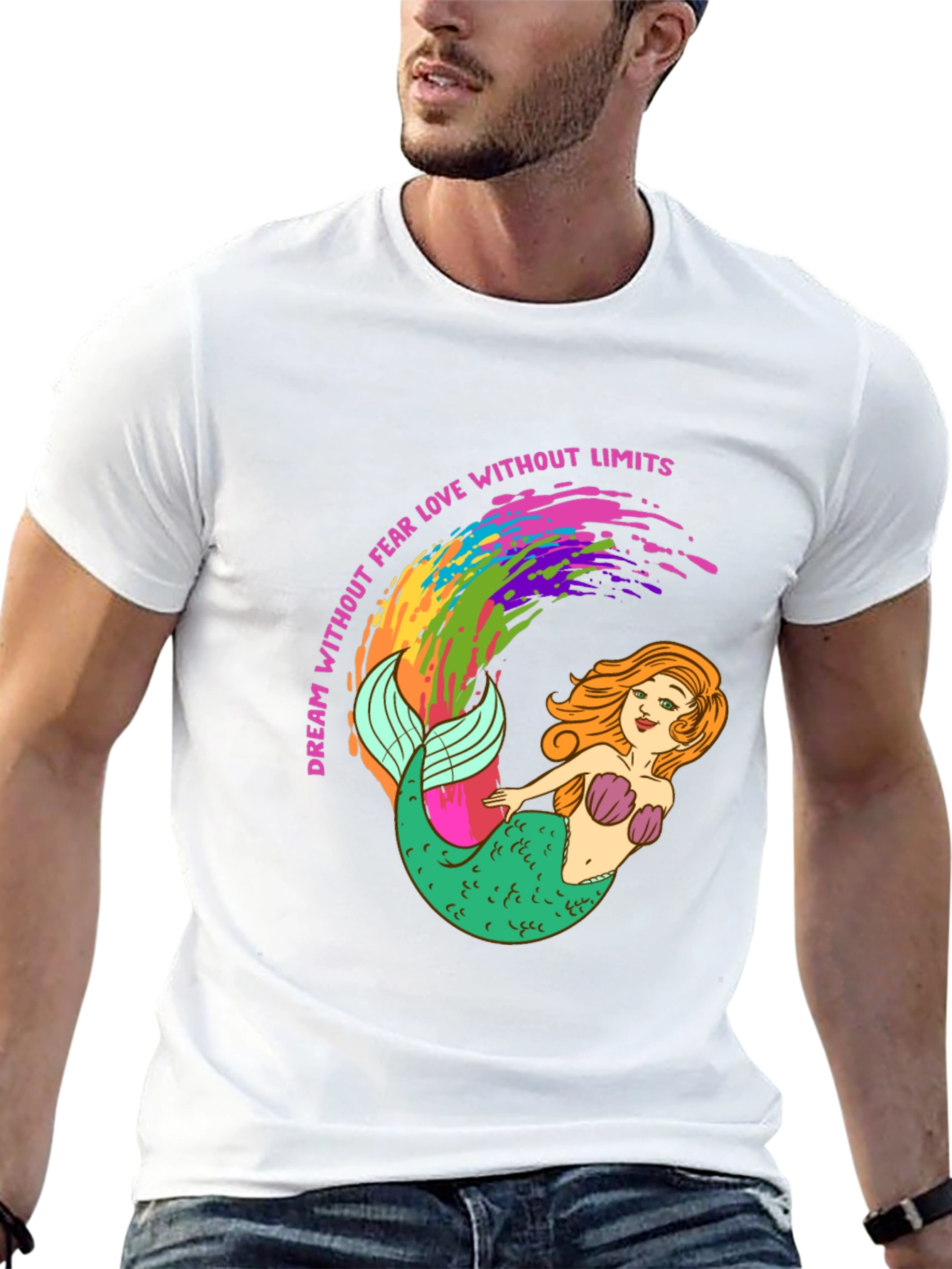 Mermaid Pride Tee - Dream Without Fear