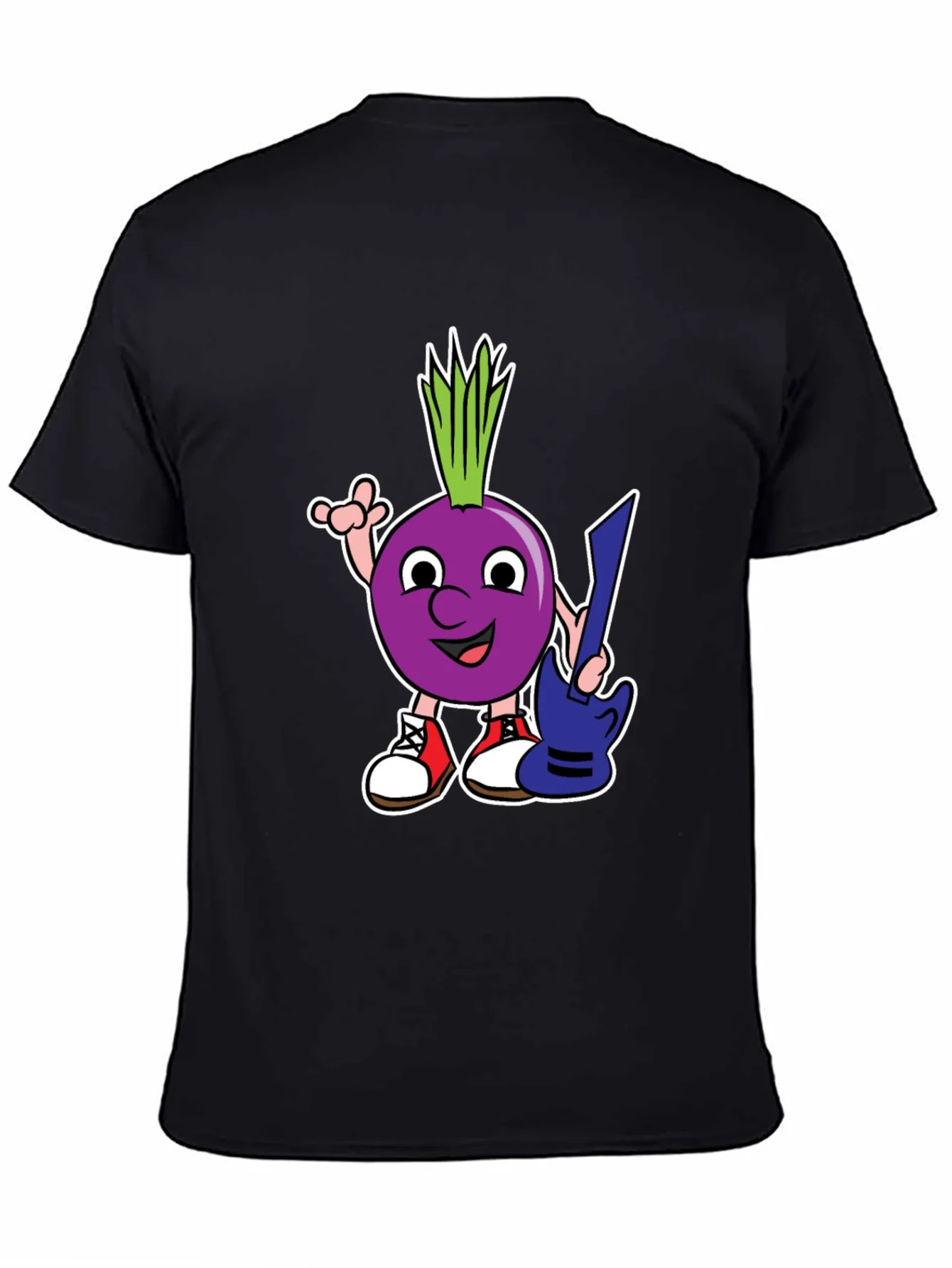 Cartoon Onion Guitarist T-Shirt