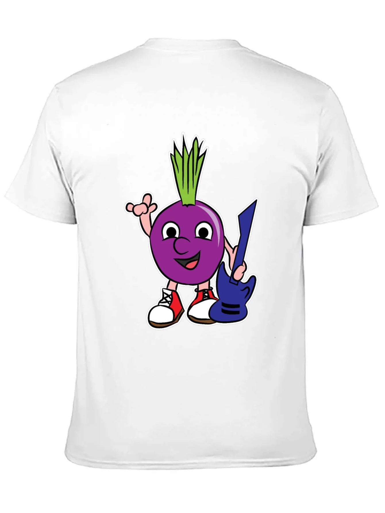 Cartoon Onion Guitarist T-Shirt