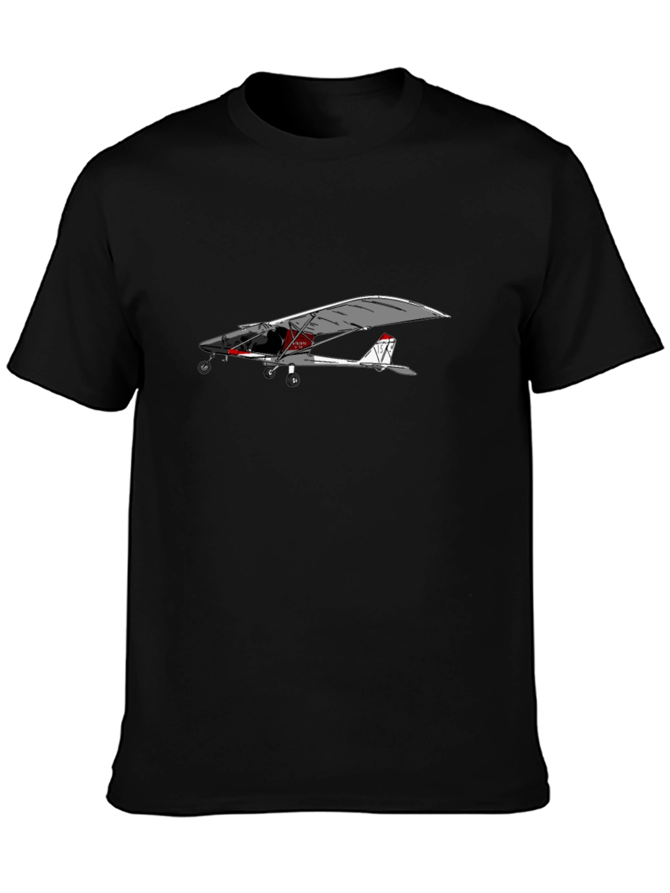 Black Airplane Graphic Tee