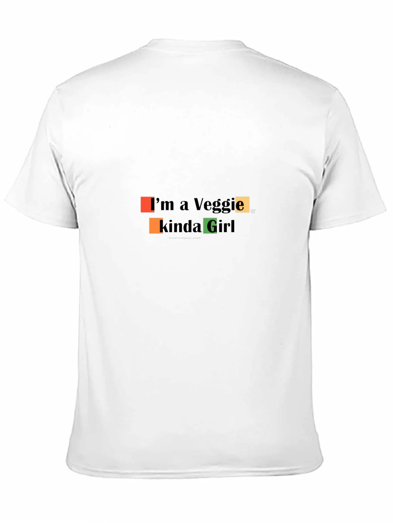 Veggie Girl Graphic Tee - Black Casual Fit T-Shirt