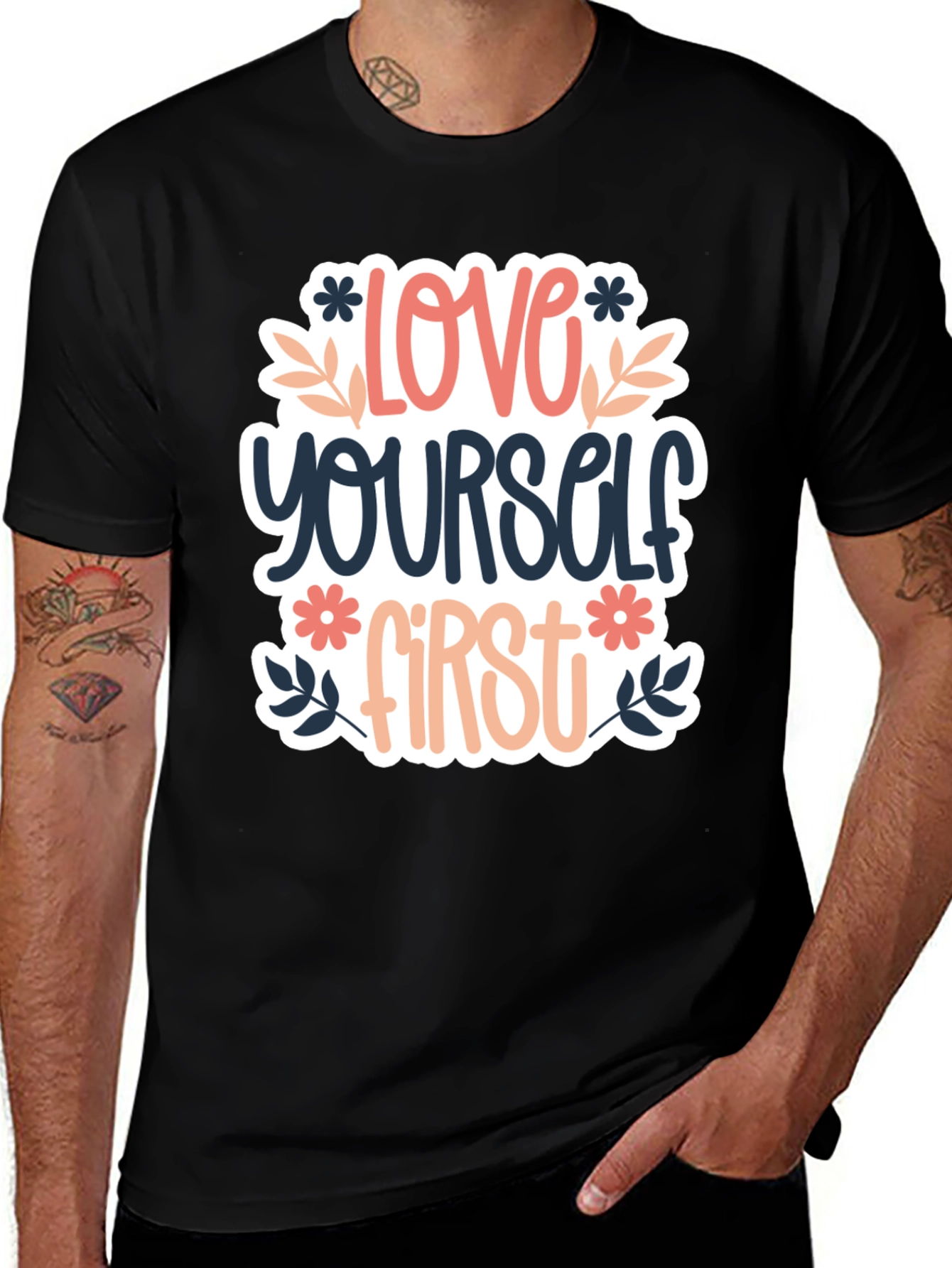 Love Yourself First Graphic T-Shirt
