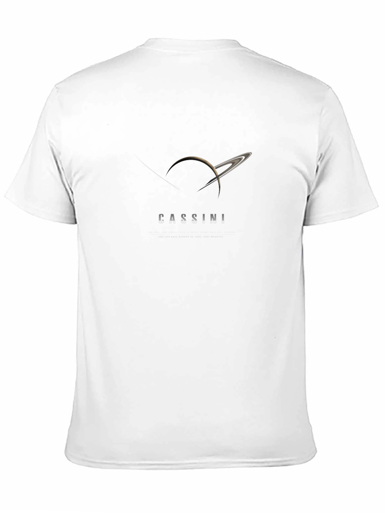 Cassini Saturn T-Shirt - Space Exploration Tee
