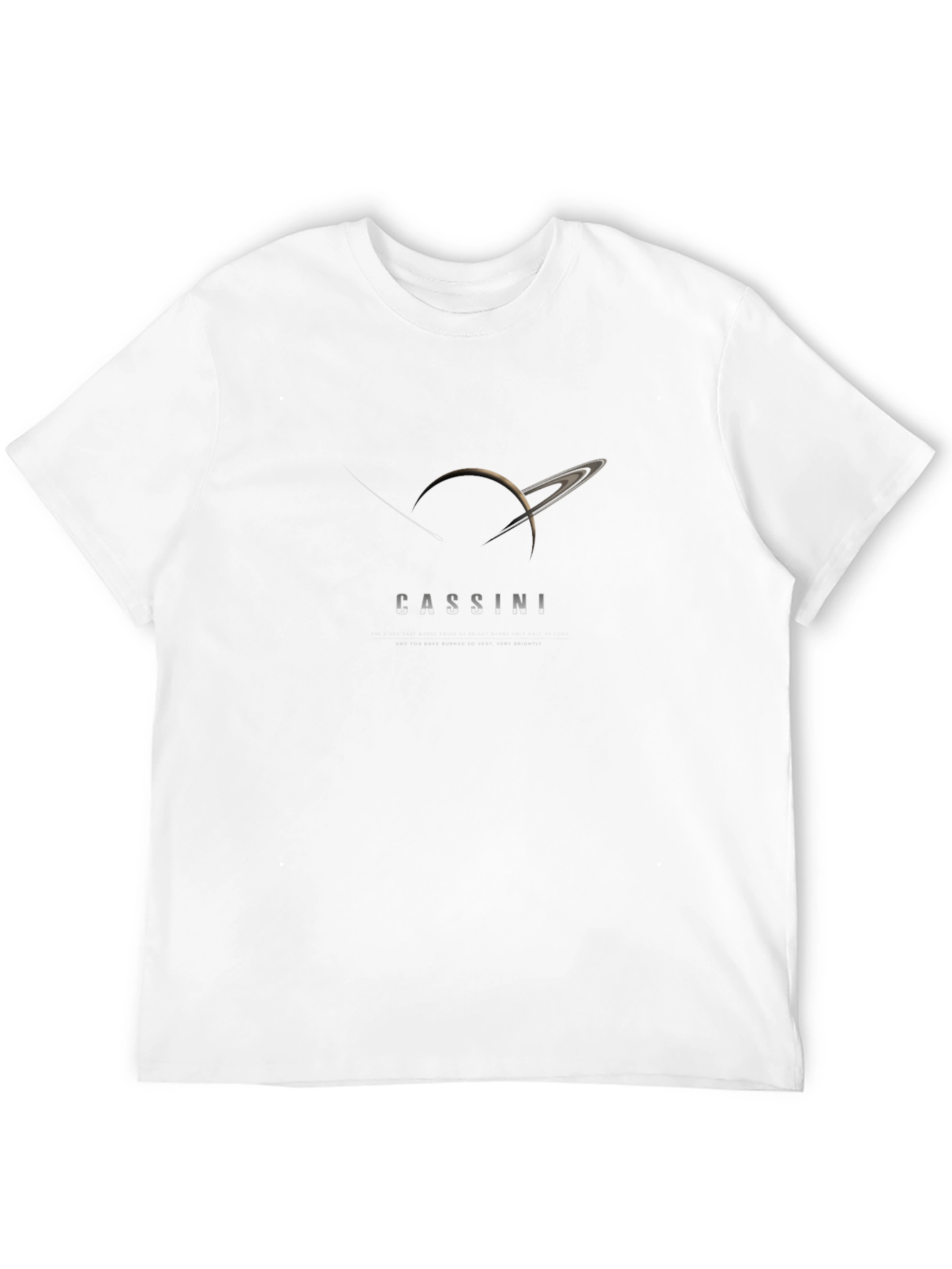 Cassini Saturn T-Shirt - Space Exploration Tee