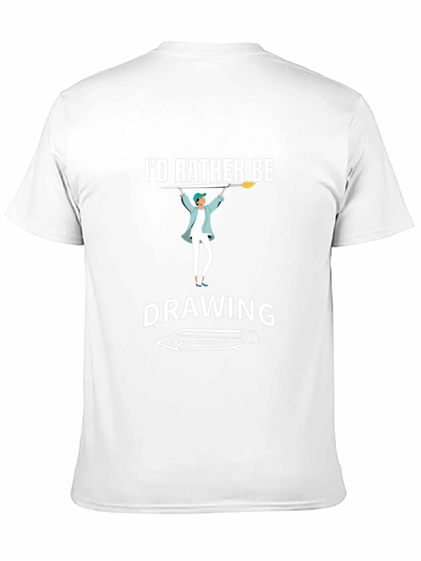 Id Rather Be Drawing T-Shirt