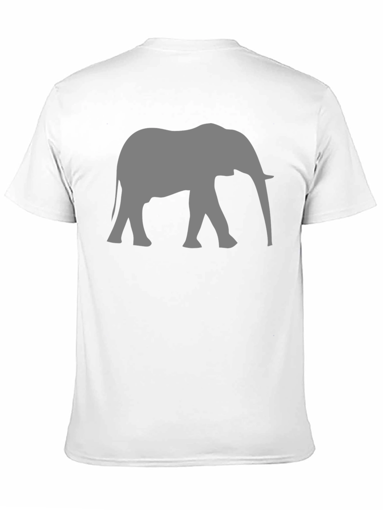 Elephant Graphic Tee - Black Cotton Comfort
