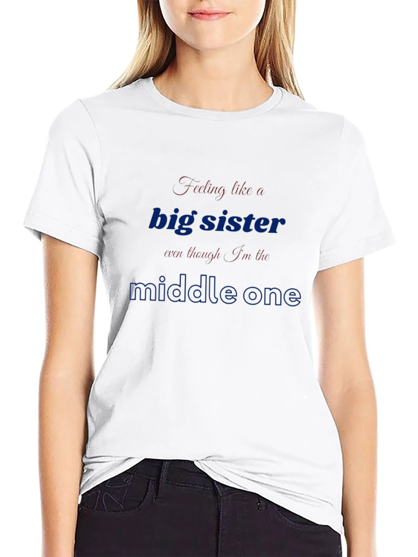 Big Sister Middle Child T-Shirt