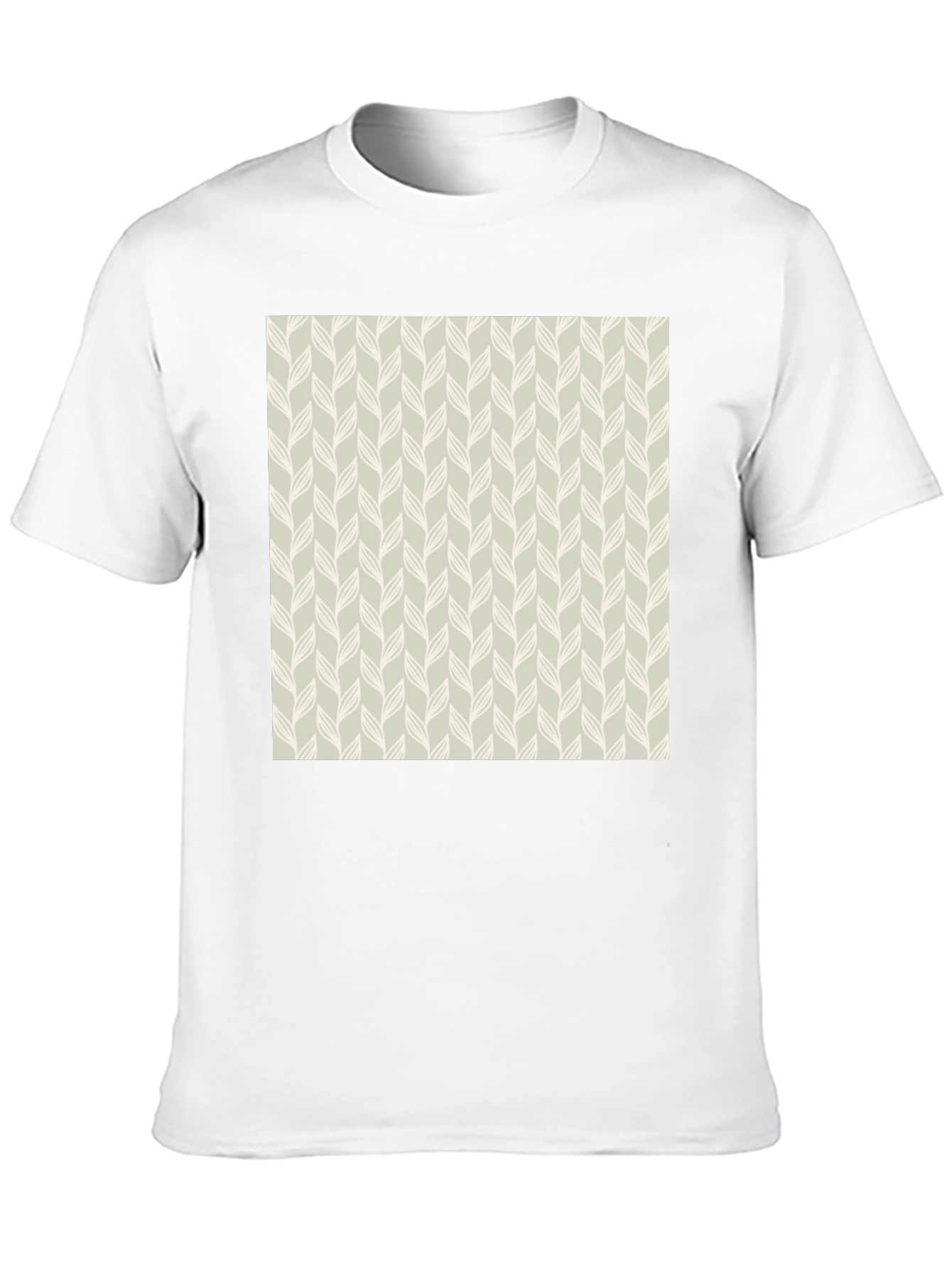 Patterned Casual Black Tee
