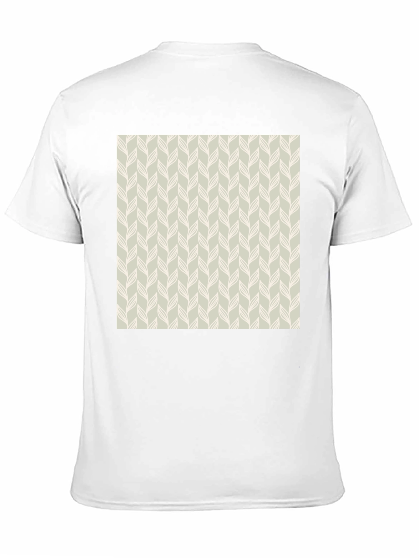 Patterned Casual Black Tee