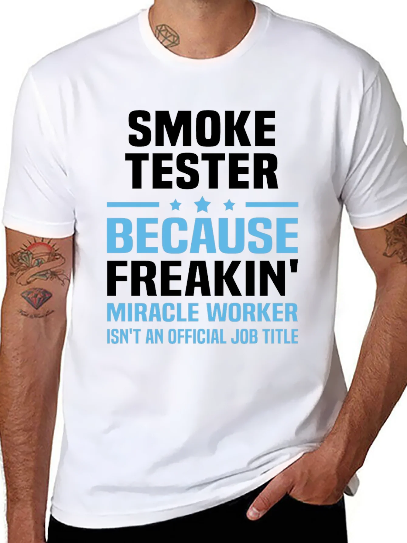 Smoke Tester - Funny Job Title T-Shirt