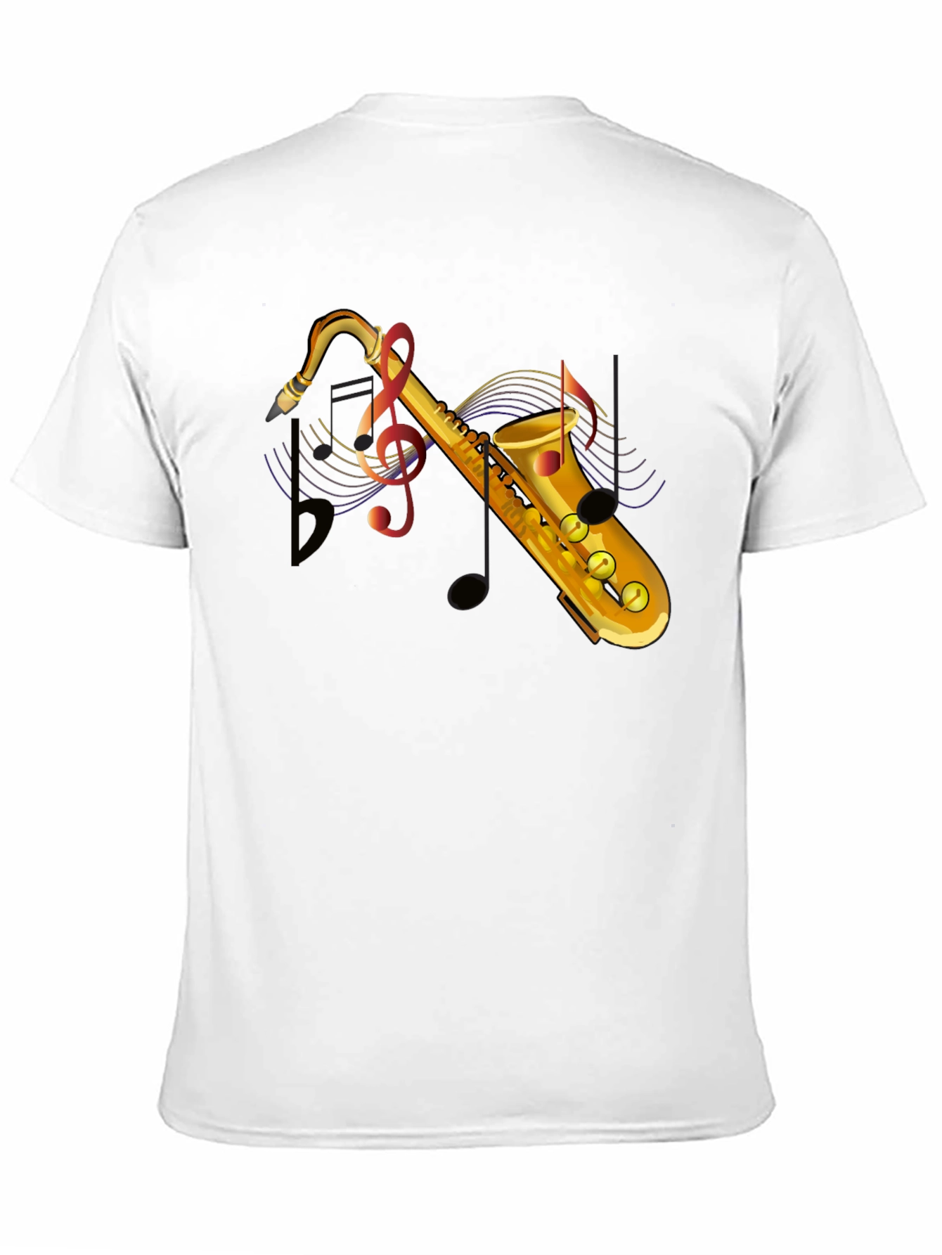 Saxophone Music T-Shirt - Stylish Musician Tee