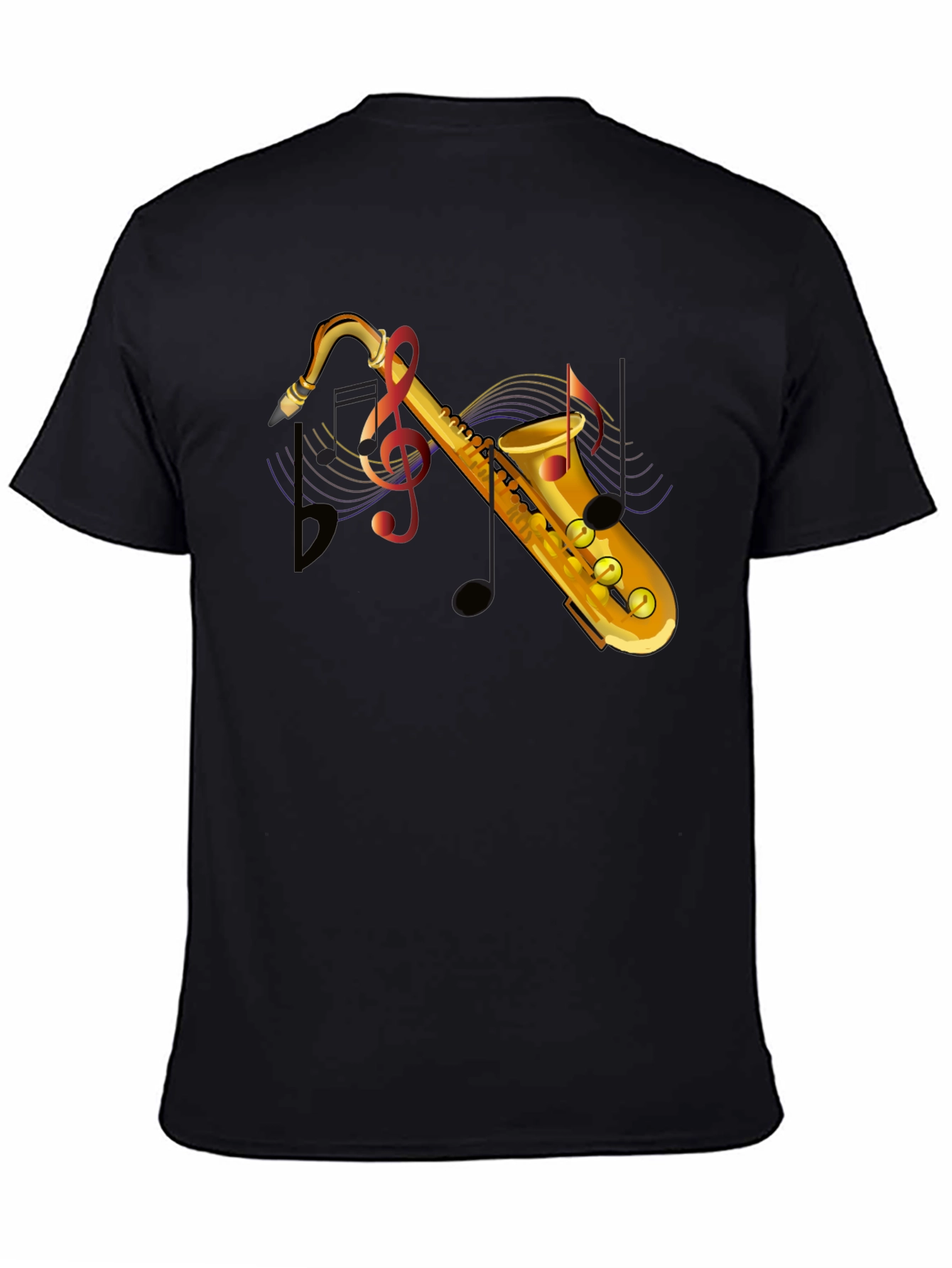 Saxophone Music T-Shirt - Stylish Musician Tee