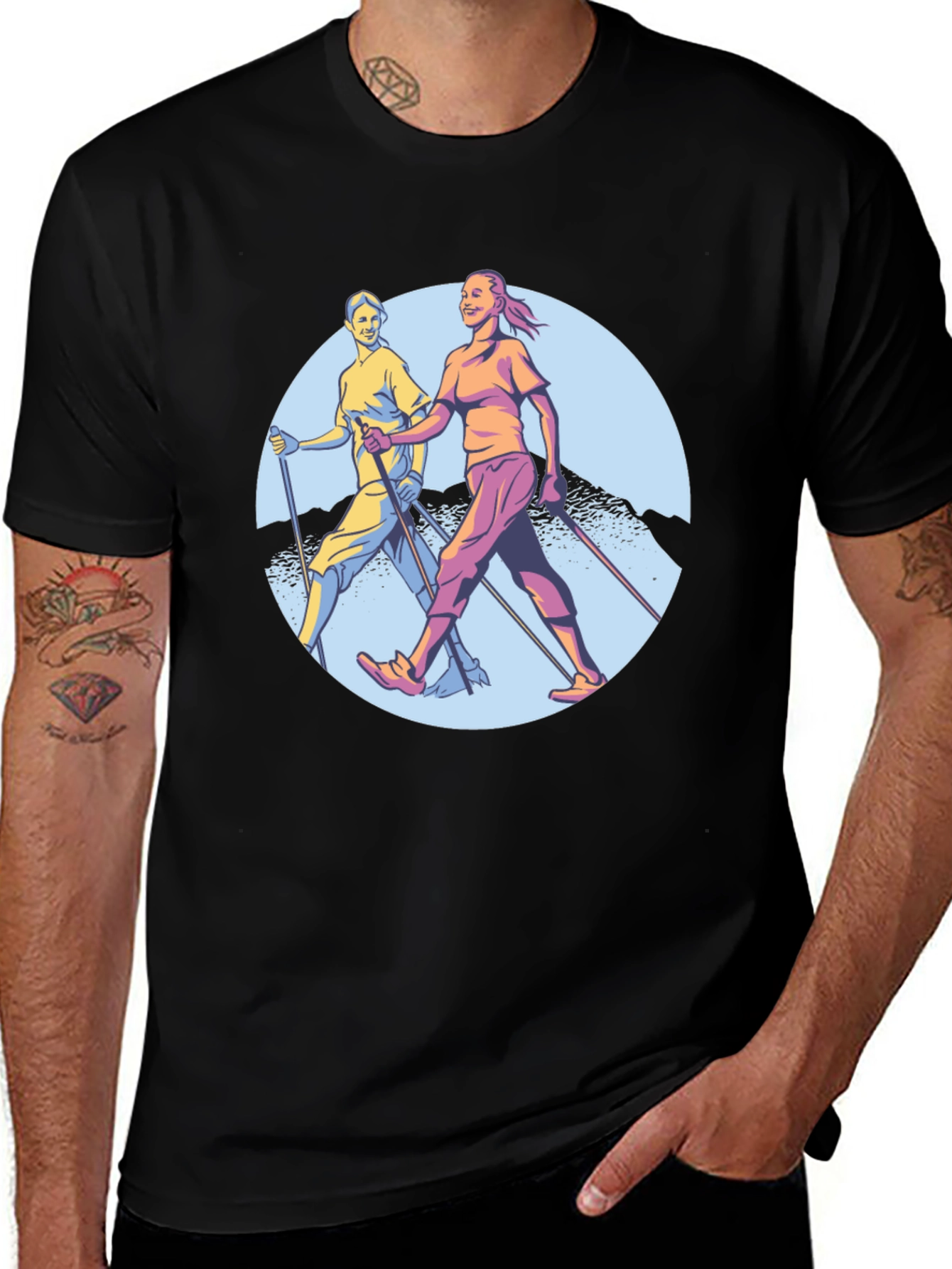 Nordic Walking Graphic Tee