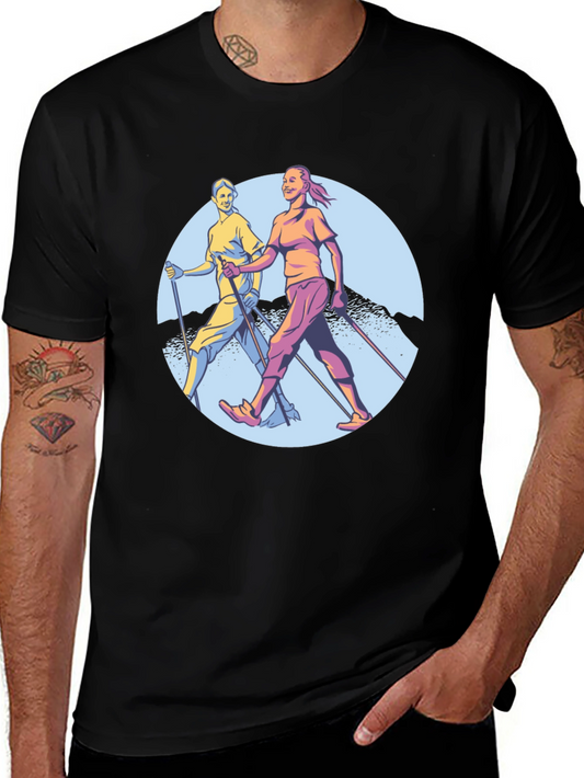 Nordic Walking Graphic Tee