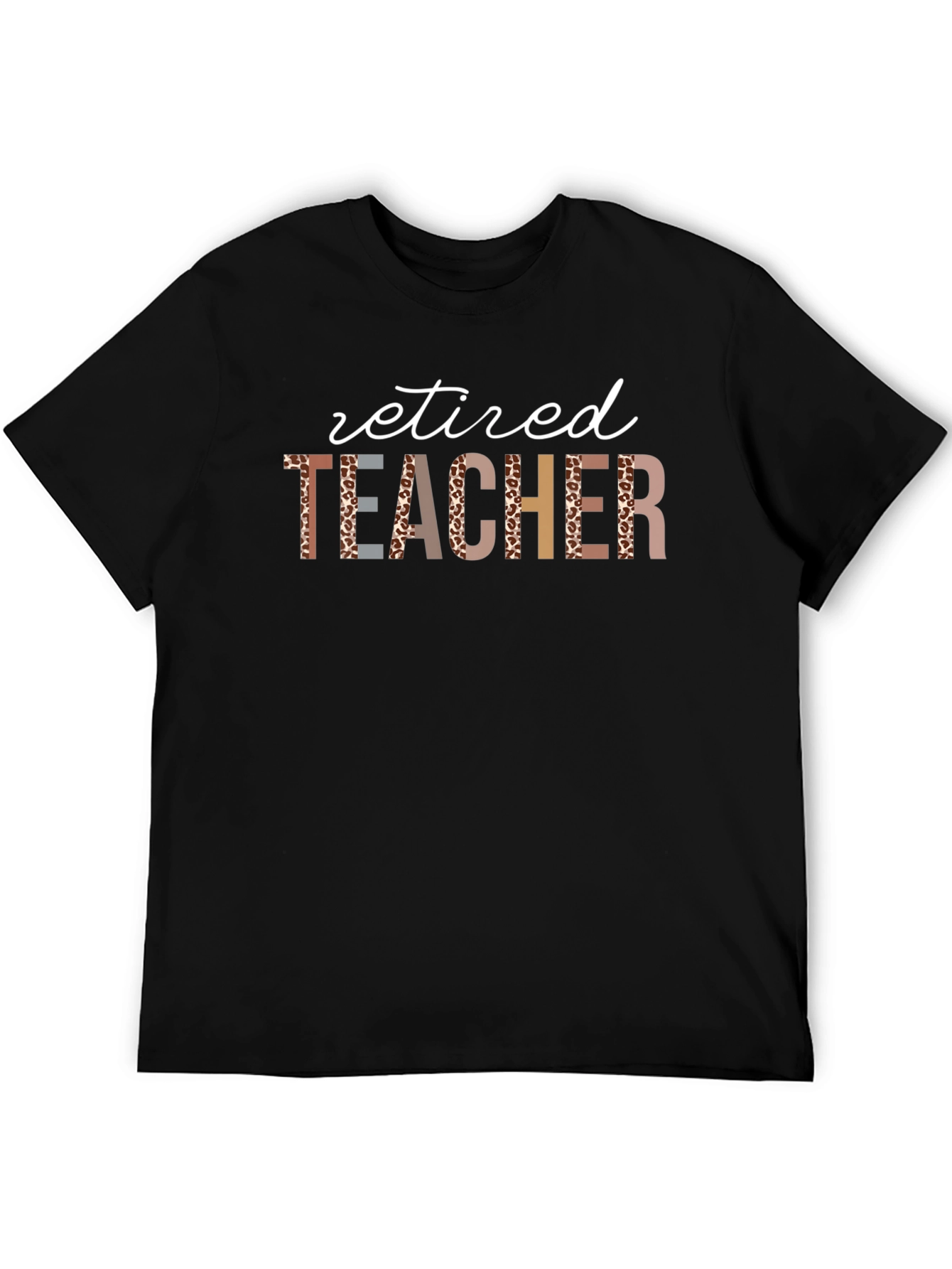 Retired Teacher Novelty Graphic T-Shirt