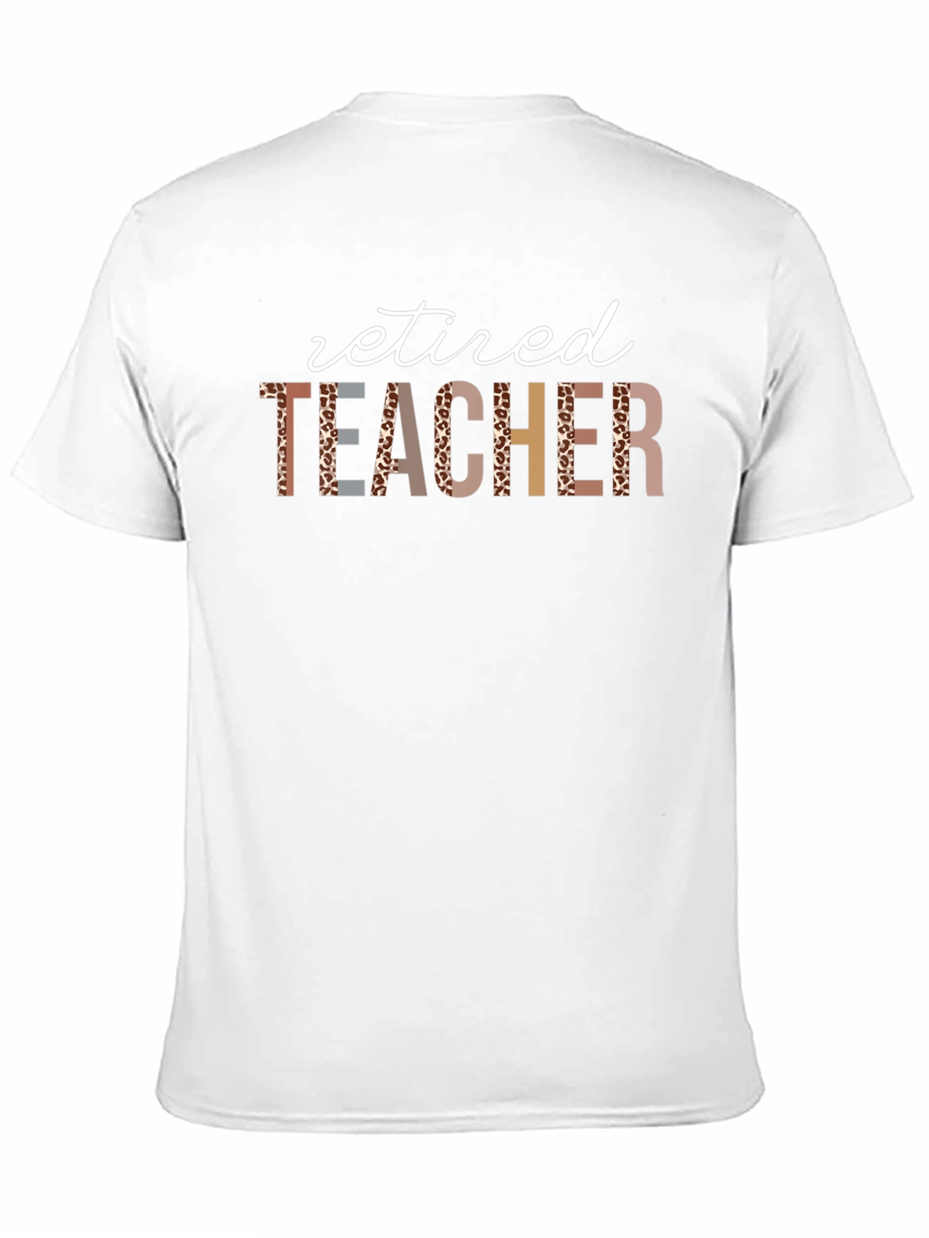 Retired Teacher Novelty Graphic T-Shirt