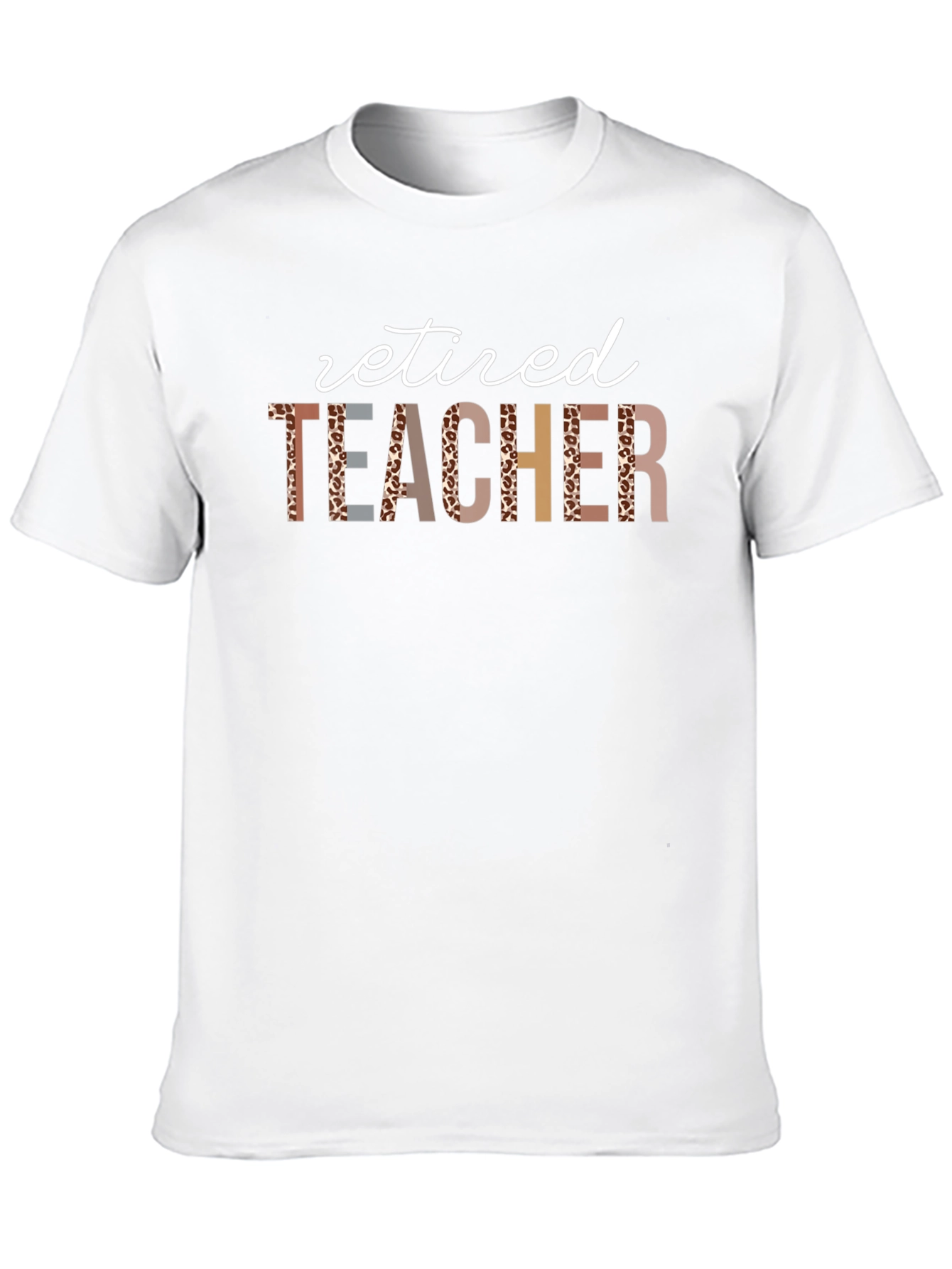 Retired Teacher Novelty Graphic T-Shirt