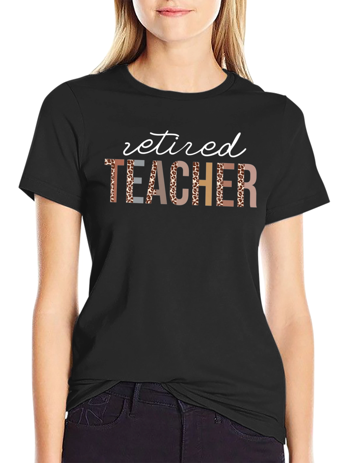 Retired Teacher Novelty Graphic T-Shirt