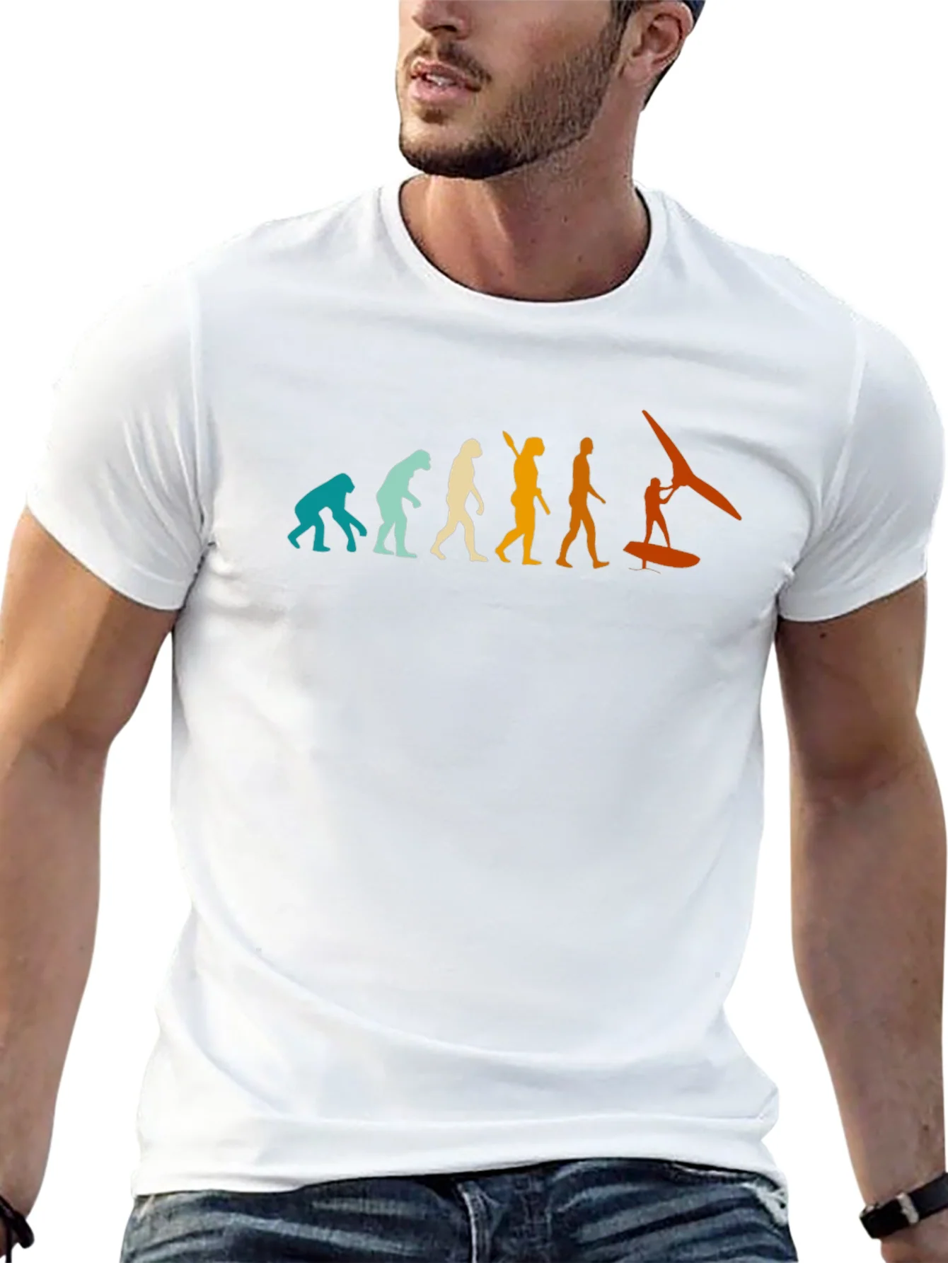 Windsurfing Evolution Graphic T-Shirt