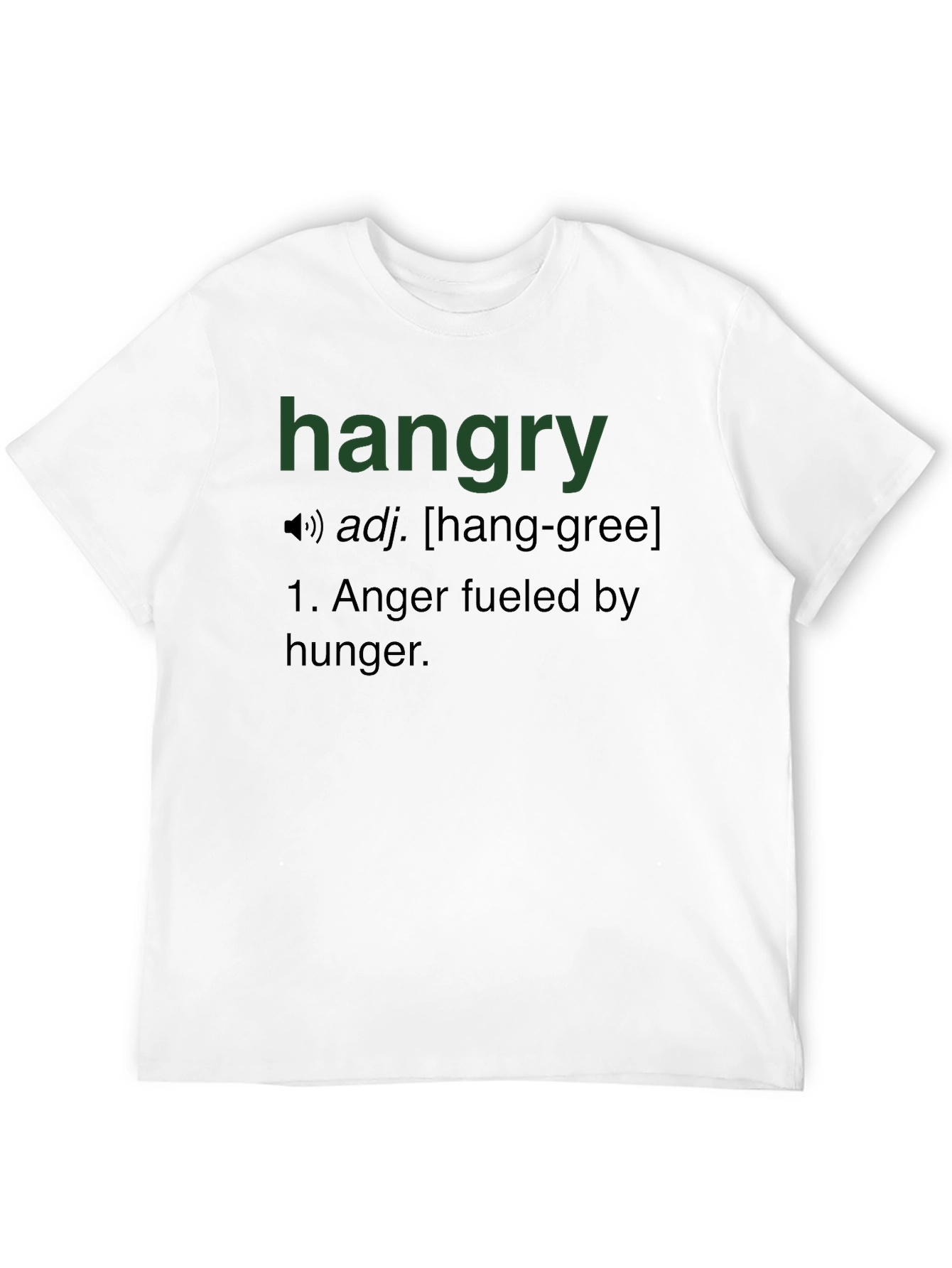 Hangry Definition T-Shirt - Funny Foodie Tee