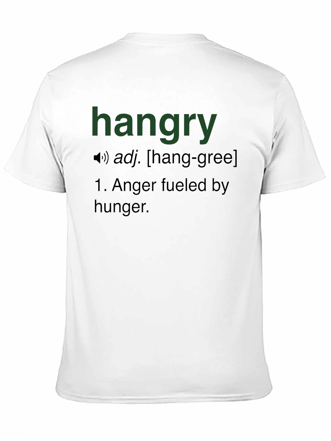 Hangry Definition T-Shirt - Funny Foodie Tee