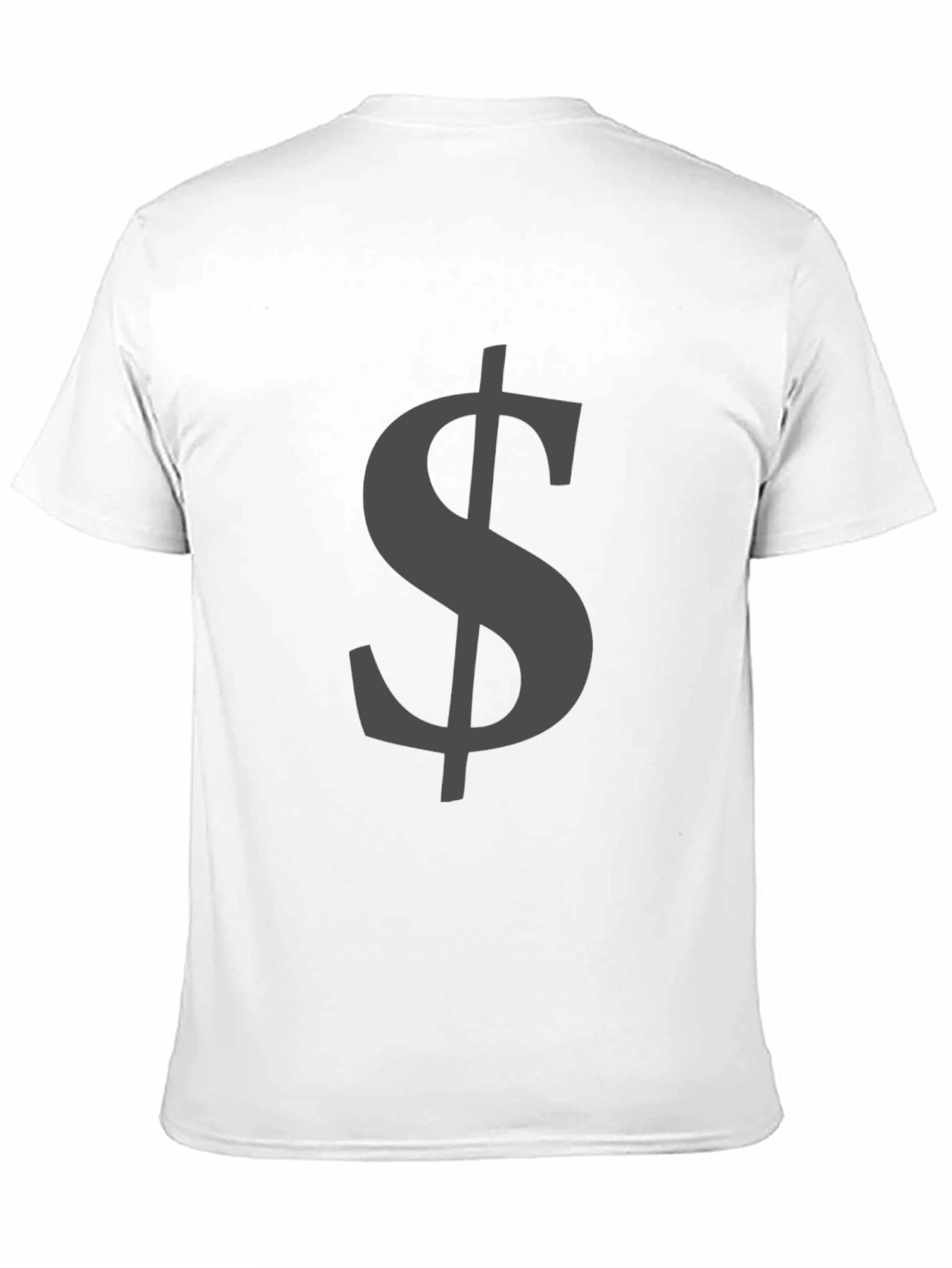 Dollar Sign Graphic Tee - Stylish Black T-Shirt