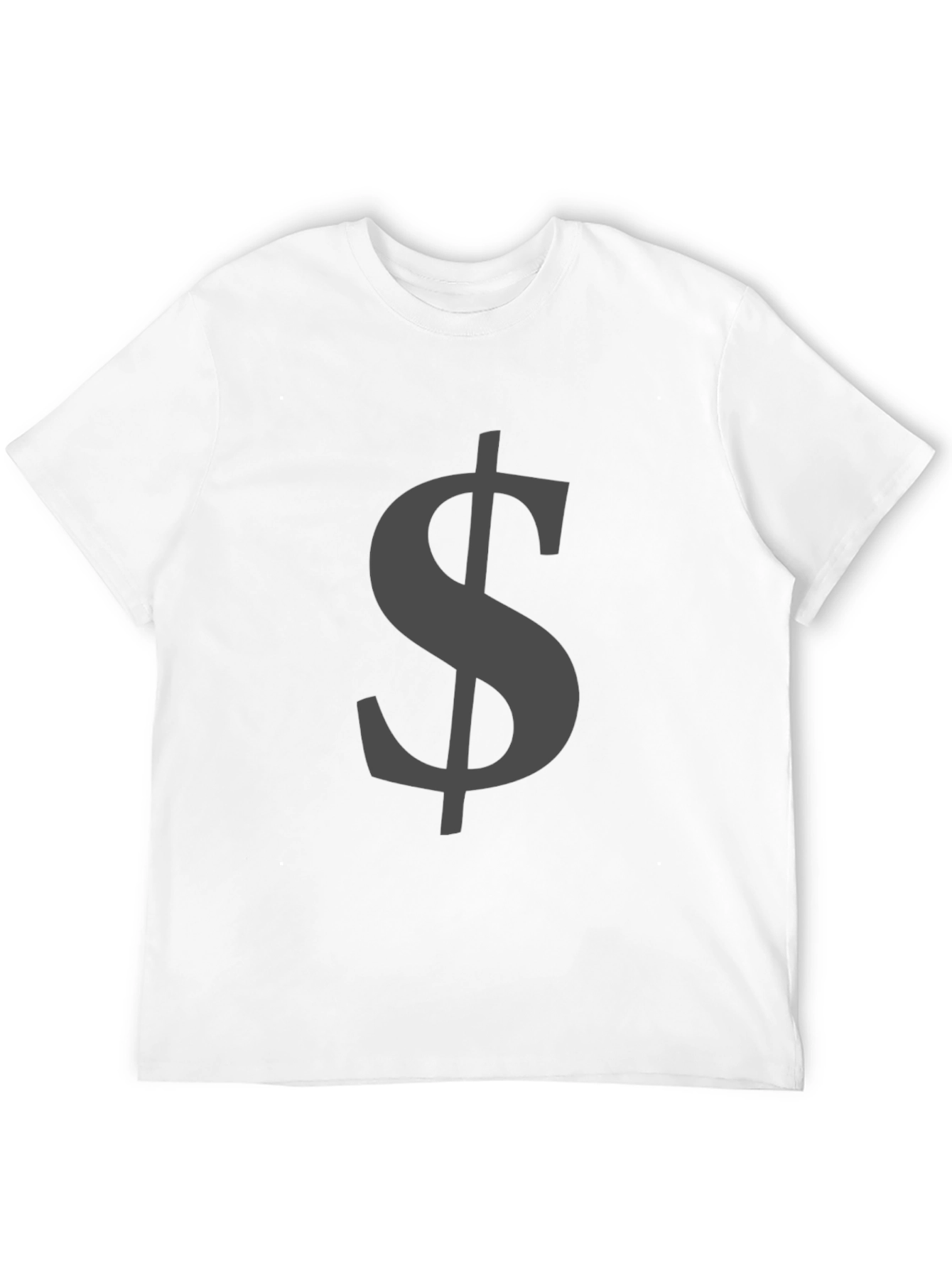 Dollar Sign Graphic Tee - Stylish Black T-Shirt
