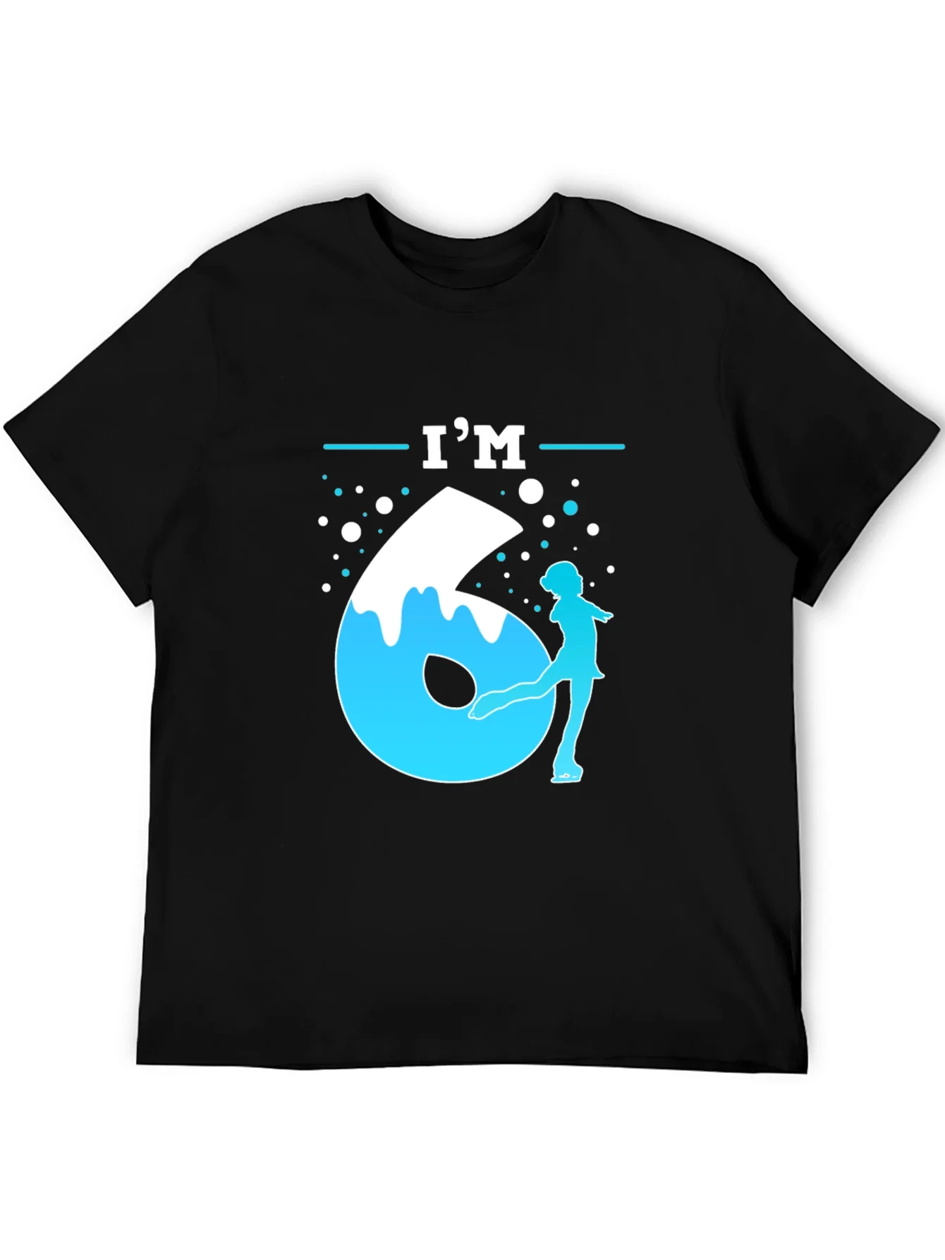 Im Six Ice Skater Birthday T-Shirt