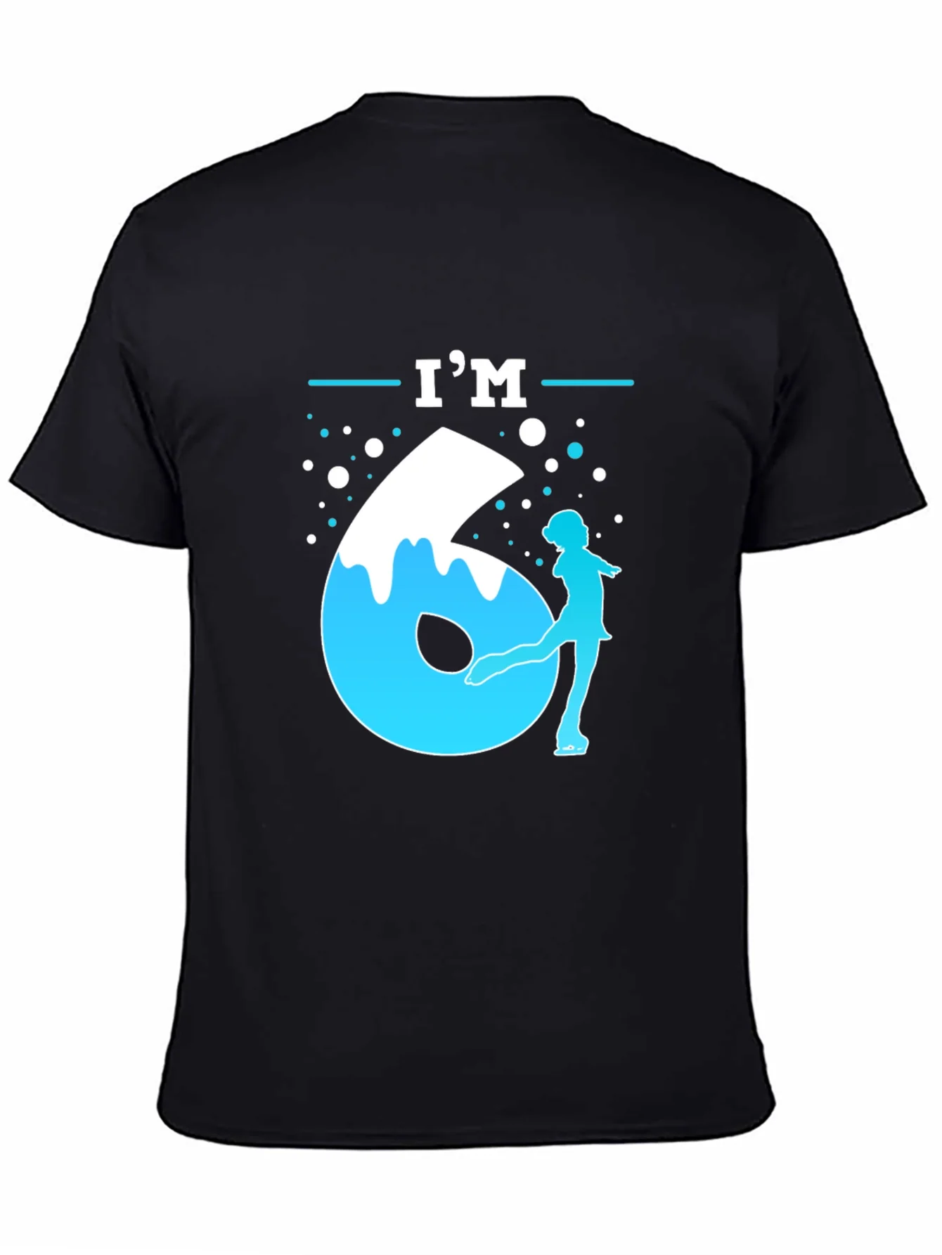 Im Six Ice Skater Birthday T-Shirt