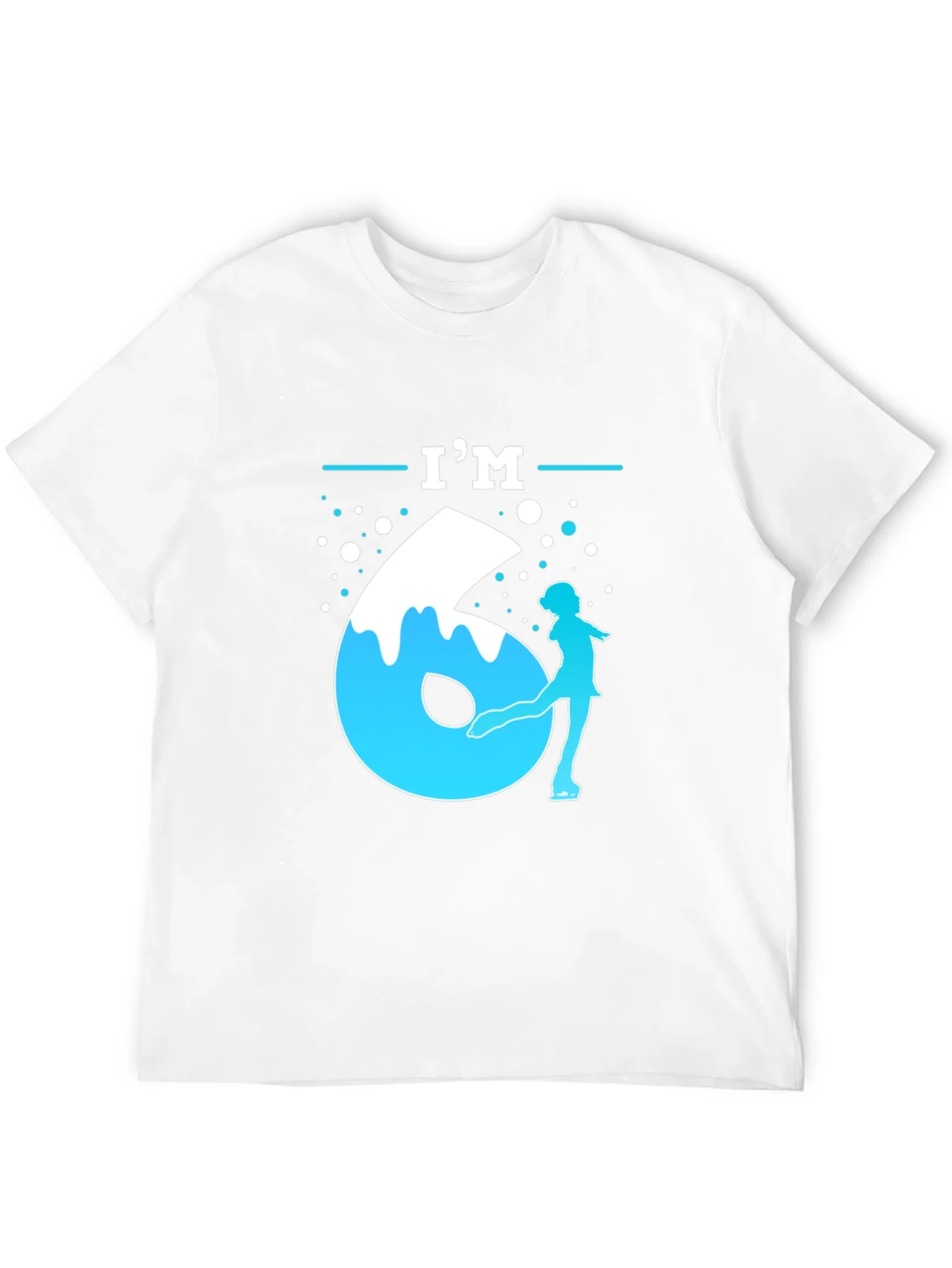 Im Six Ice Skater Birthday T-Shirt