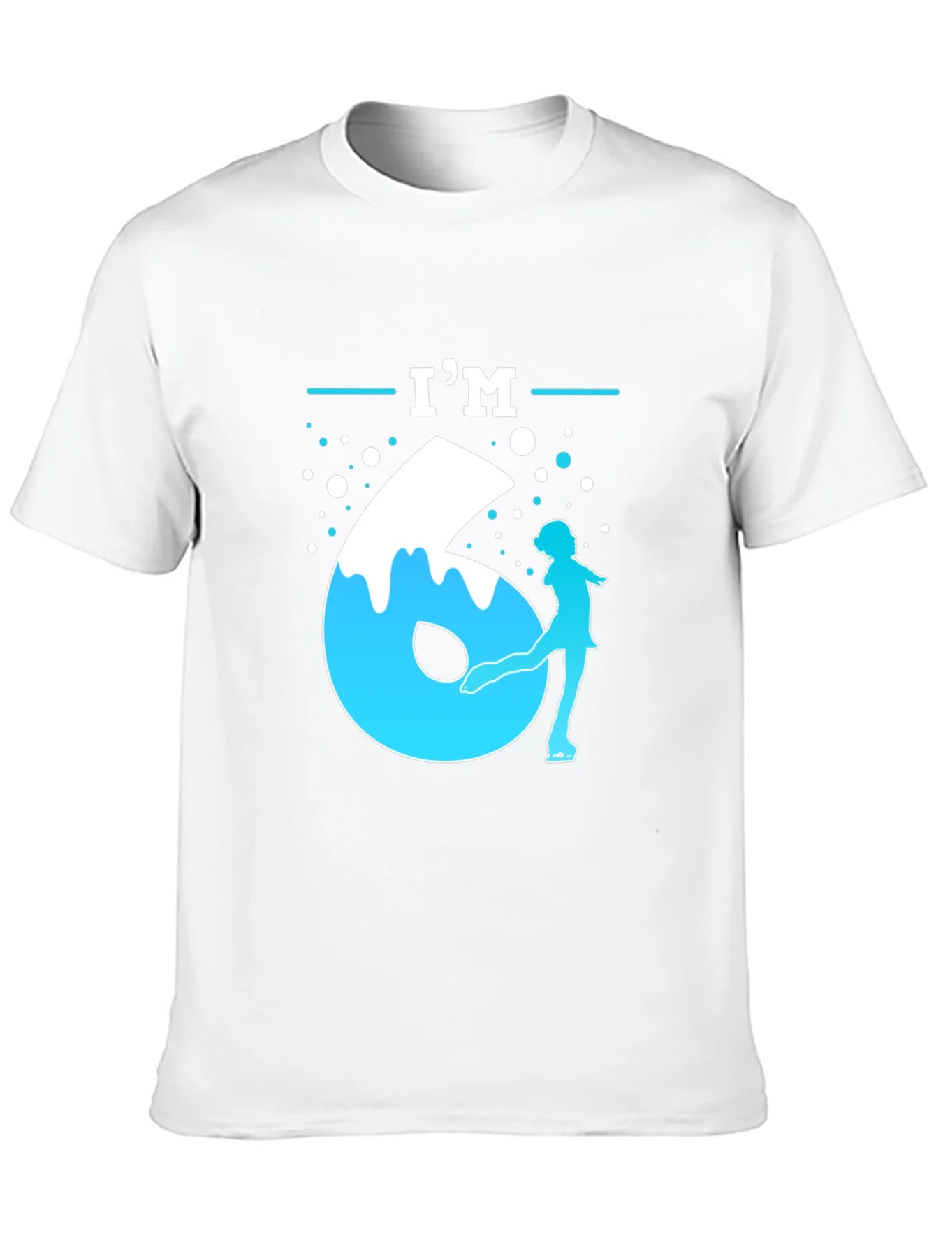 Im Six Ice Skater Birthday T-Shirt