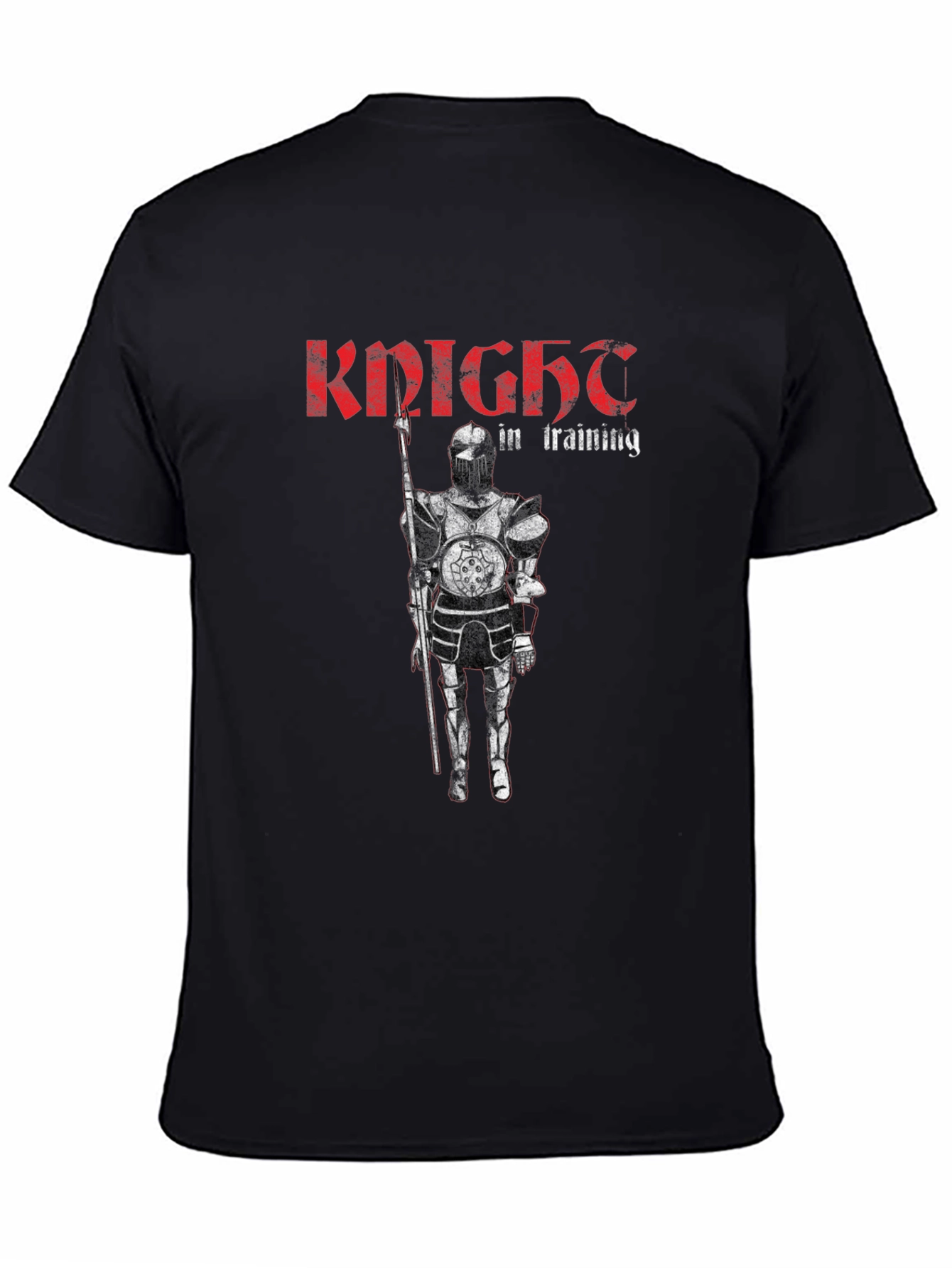 Knight in Training Graphic Tee - Black