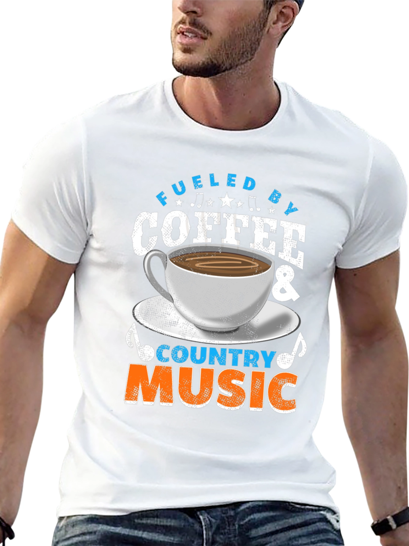 Fueled By Coffee & Country Music T-Shirt