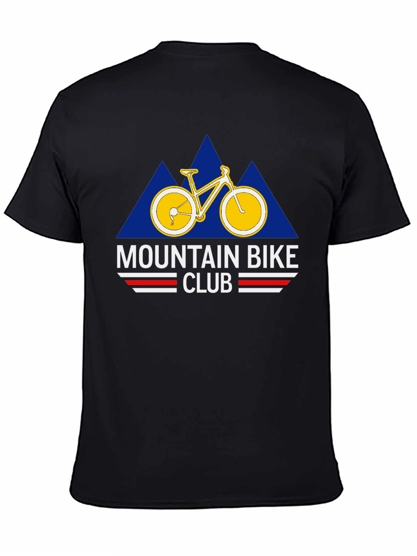 Mountain Bike Club Black Graphic Tee