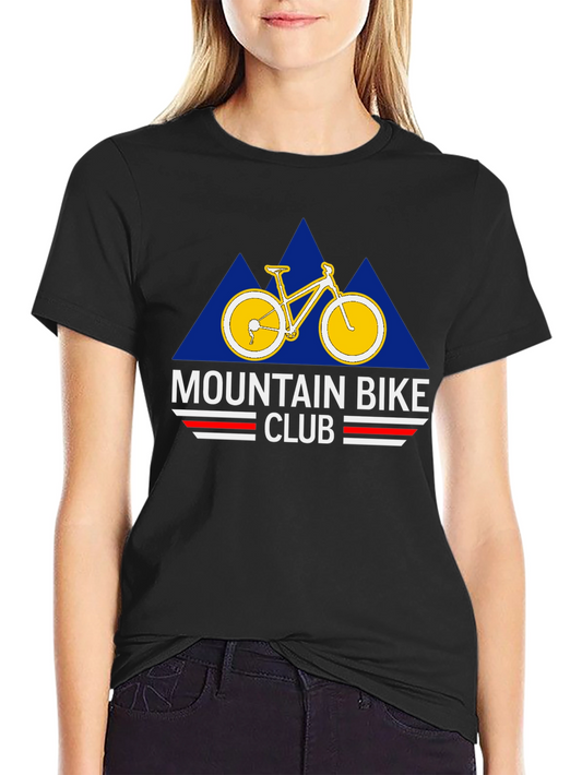 Mountain Bike Club Black Graphic Tee