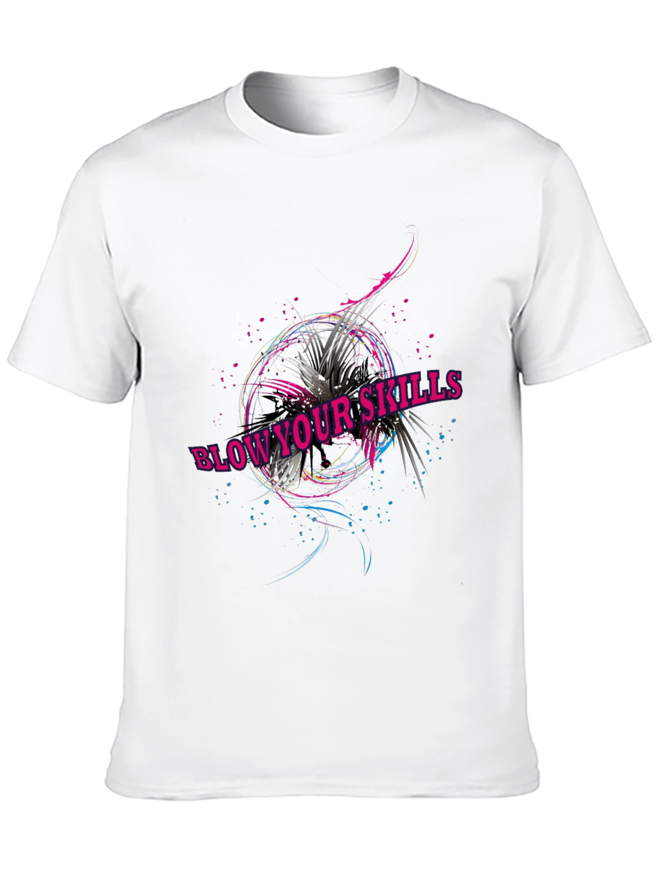 Blow Your Skills T-Shirt - Abstract Graphic Print