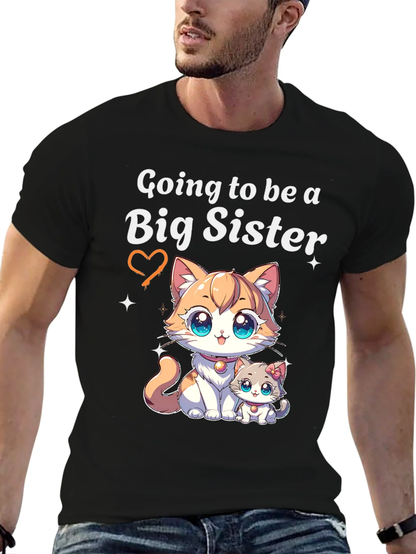 Big Sister Cute Cats T-Shirt