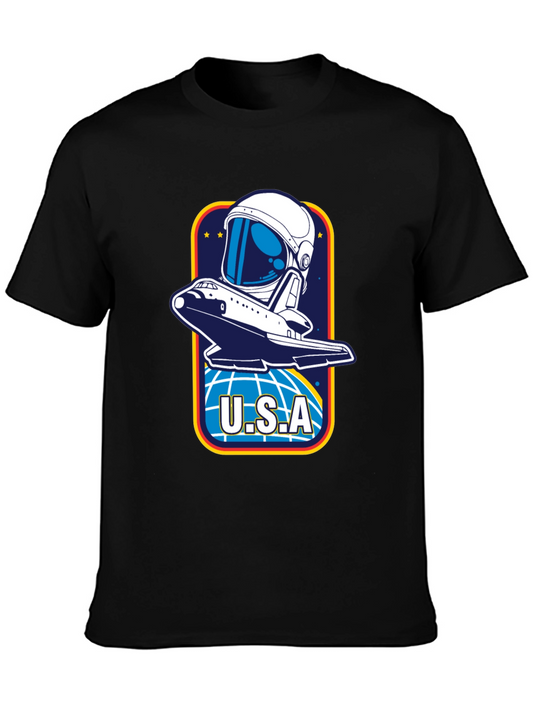 USA Space Shuttle Graphic T-Shirt