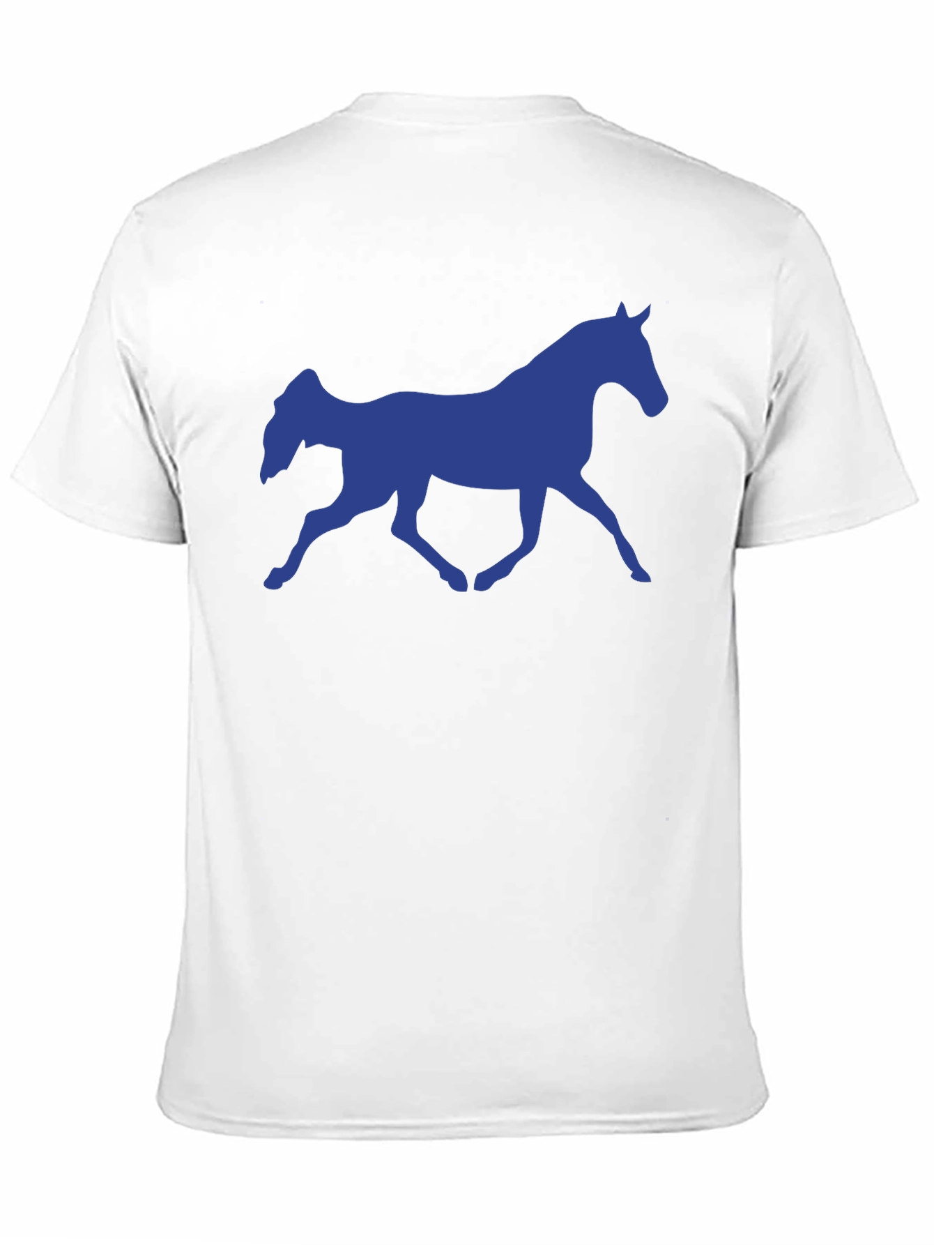 Horse Silhouette Graphic Tee - Black