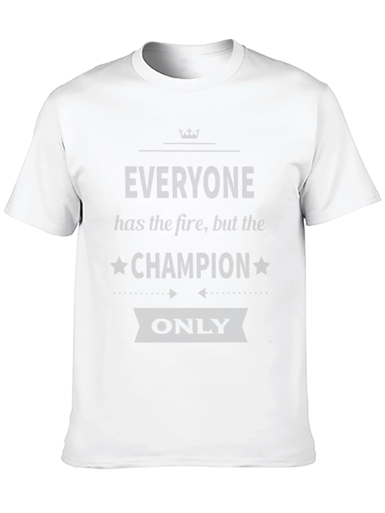 Mens Classic Black Crew Neck T-Shirt
