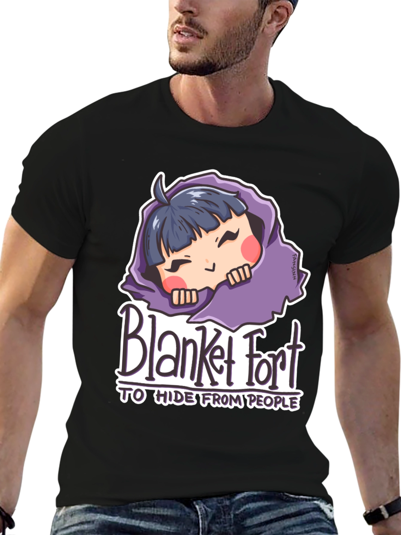 Blanket Fort T-Shirt: Hide From People Comfortably
